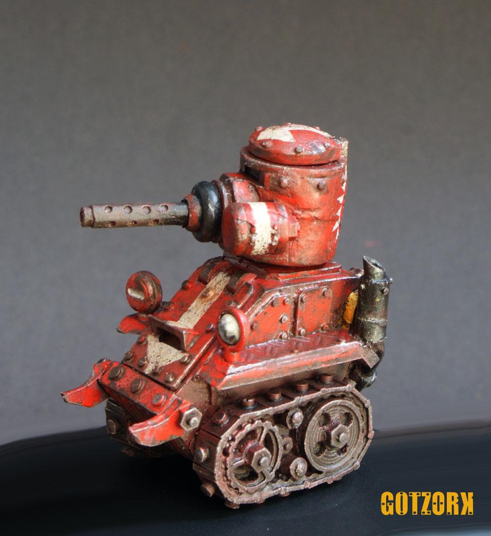 Gotzork, Gretchin, Grots, Kit, Orks, Tank, Wargame, Wk40