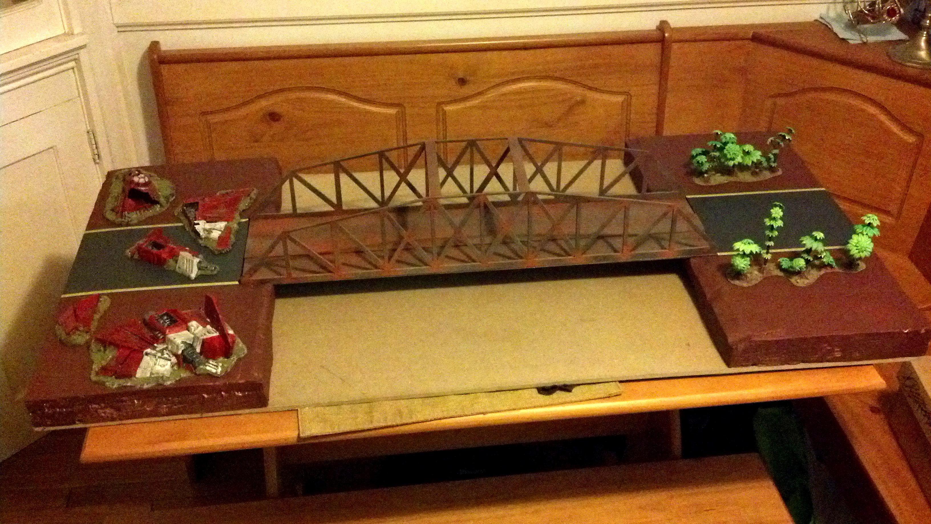 Game Table, Terrain, Work In Progress