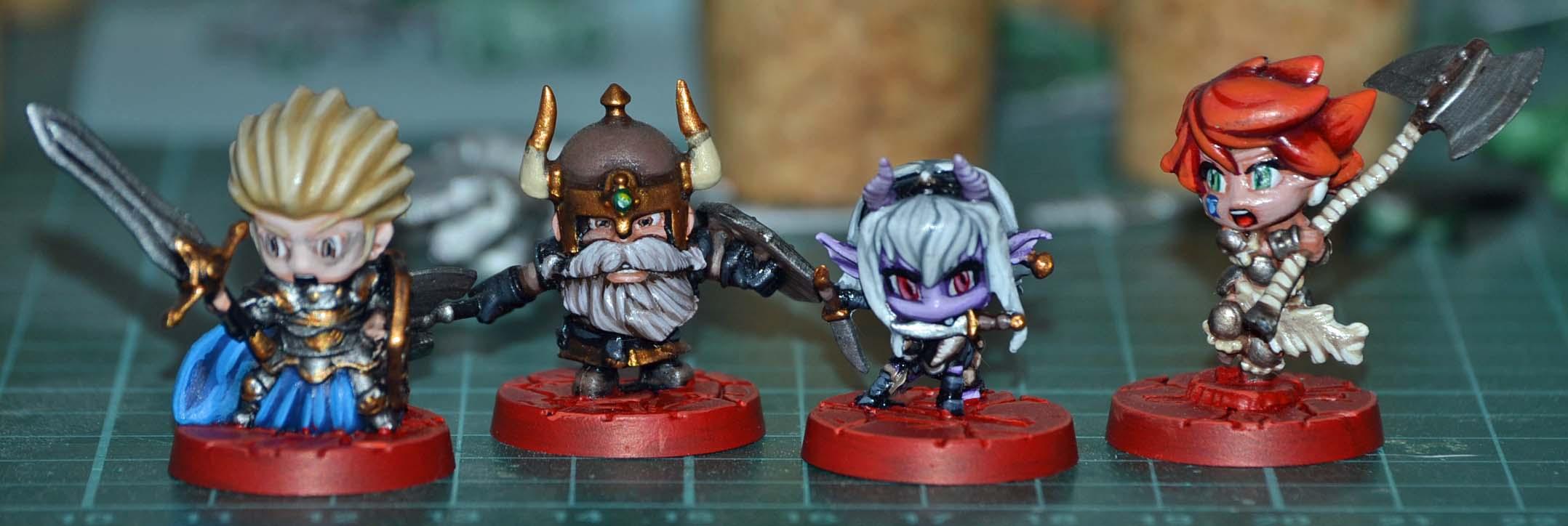Super Dungeon Explore heroes