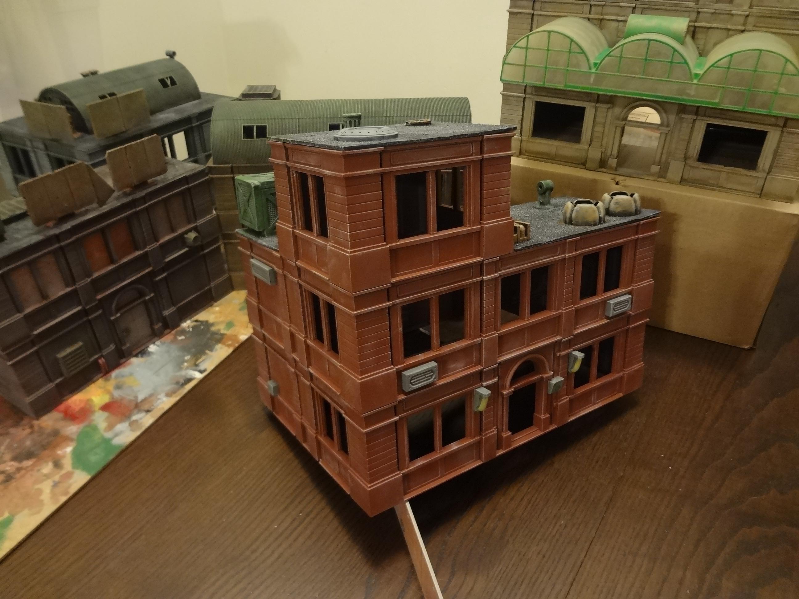 Buildings, Dust, Terrain, Urban