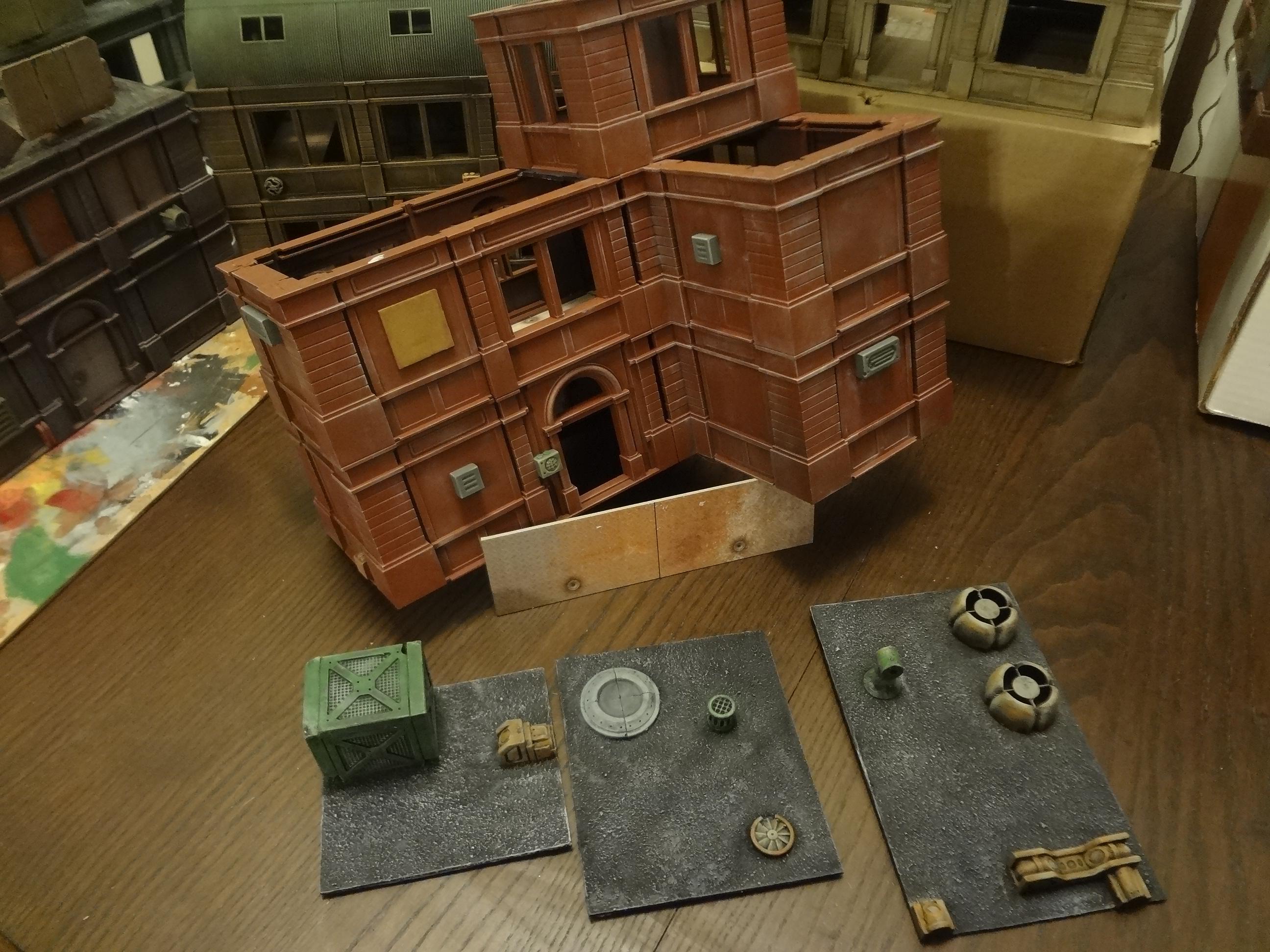 Buildings, Dust, Terrain, Urban