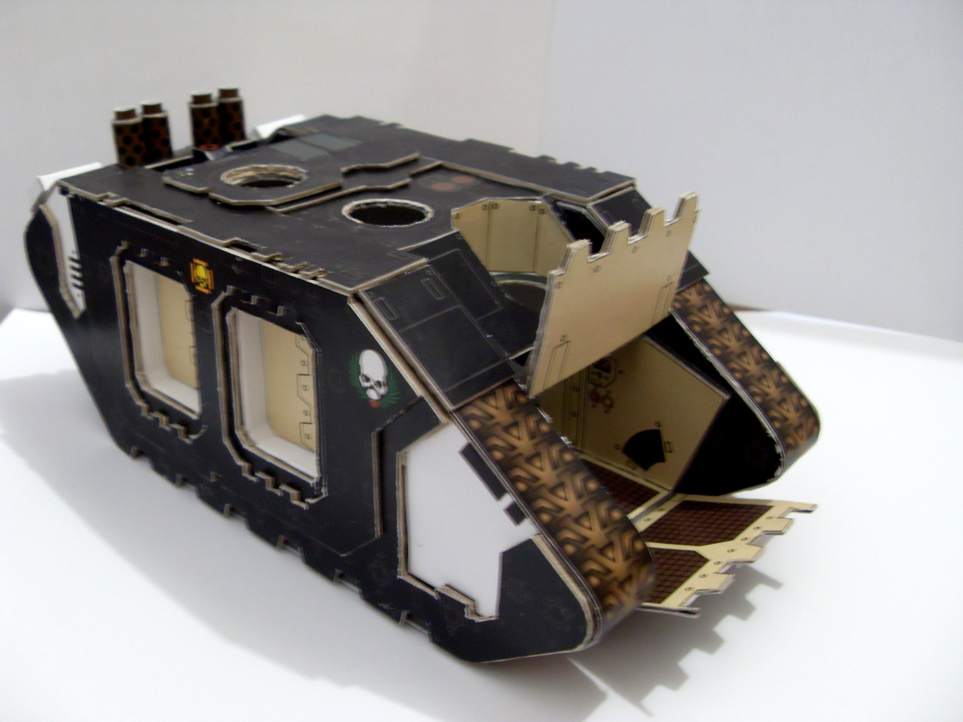 Black Templars, Land Raider, Papercraft