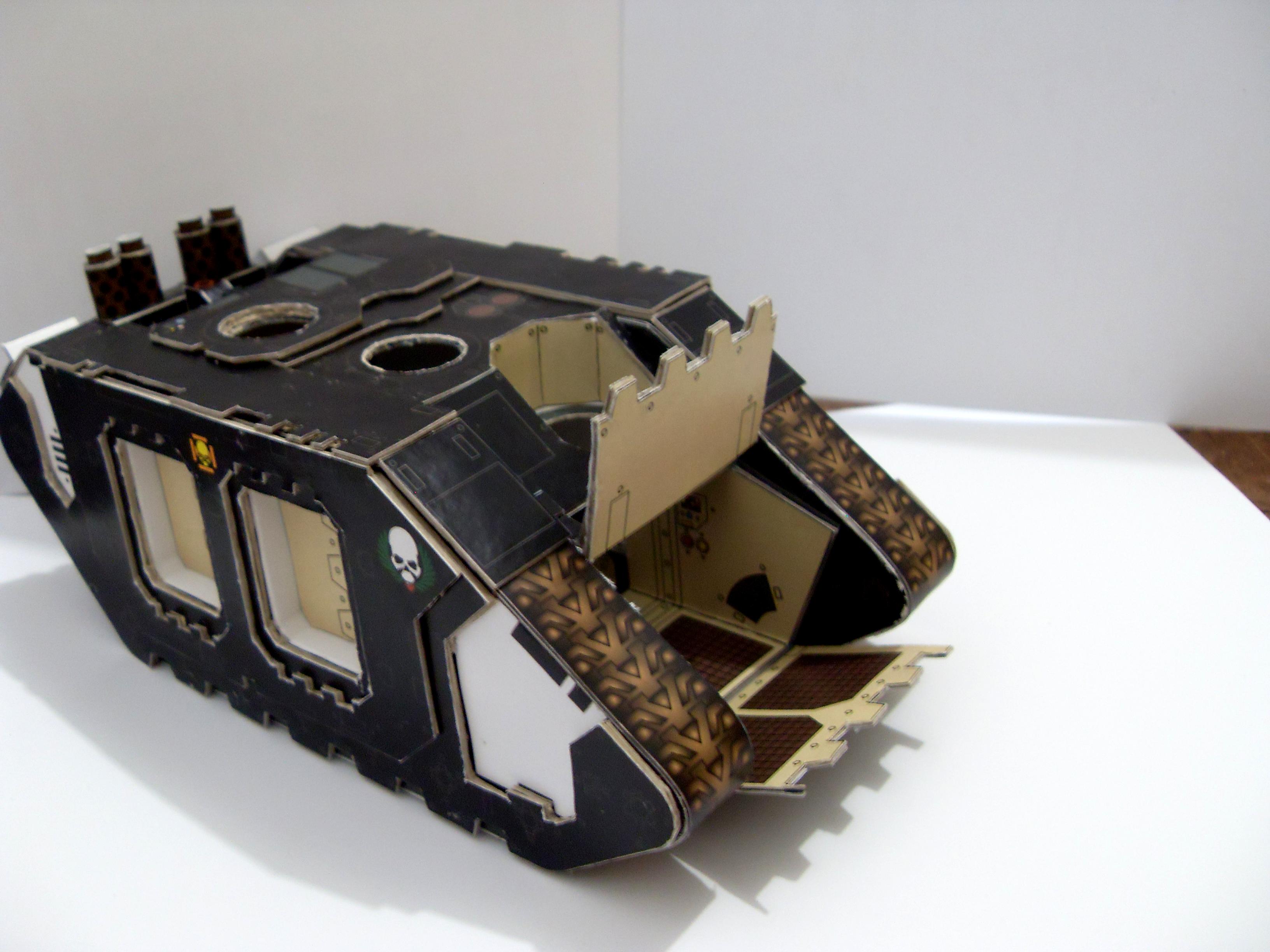 Black Templars, Land Raider, Papercraft