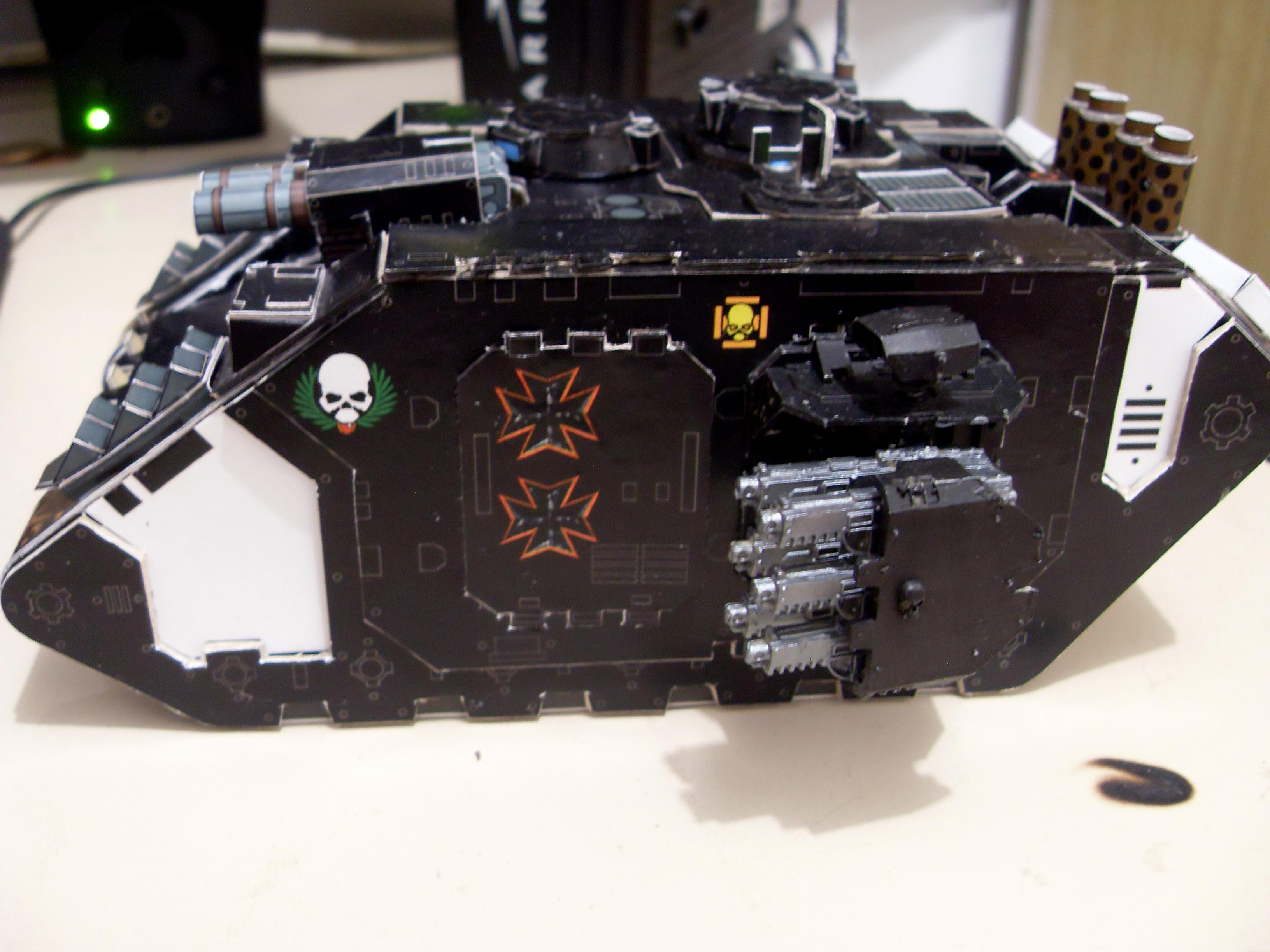 Black Templars, Land Raider, Papercraft