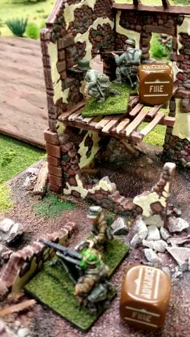 Germans in a Ruin, in AMBUSH