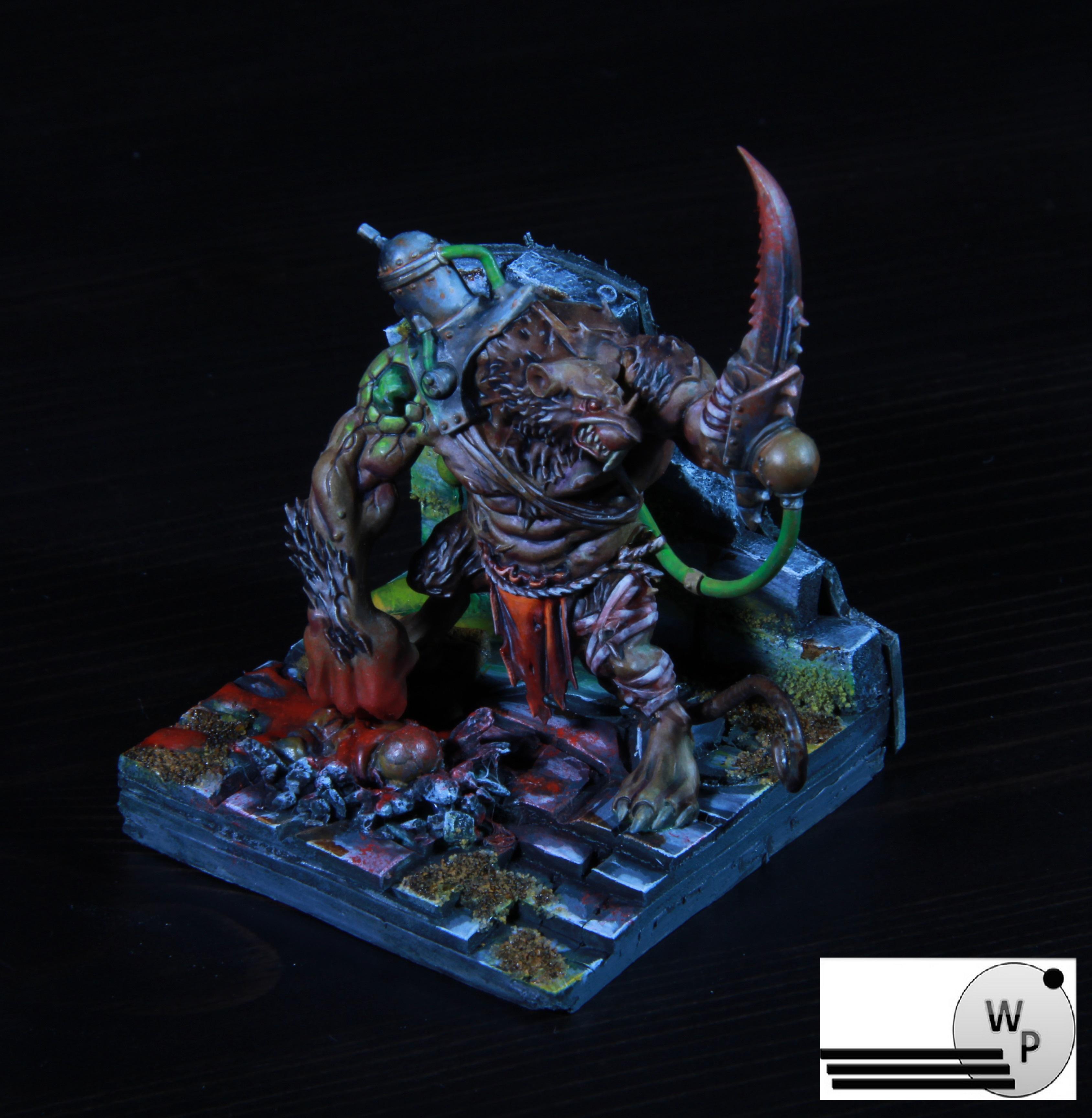 Eavy, Golden Tom, Metal, Ogres, Paintjob, Rat, Skaven, Warhammer 40,000, Warhammer Fantasy