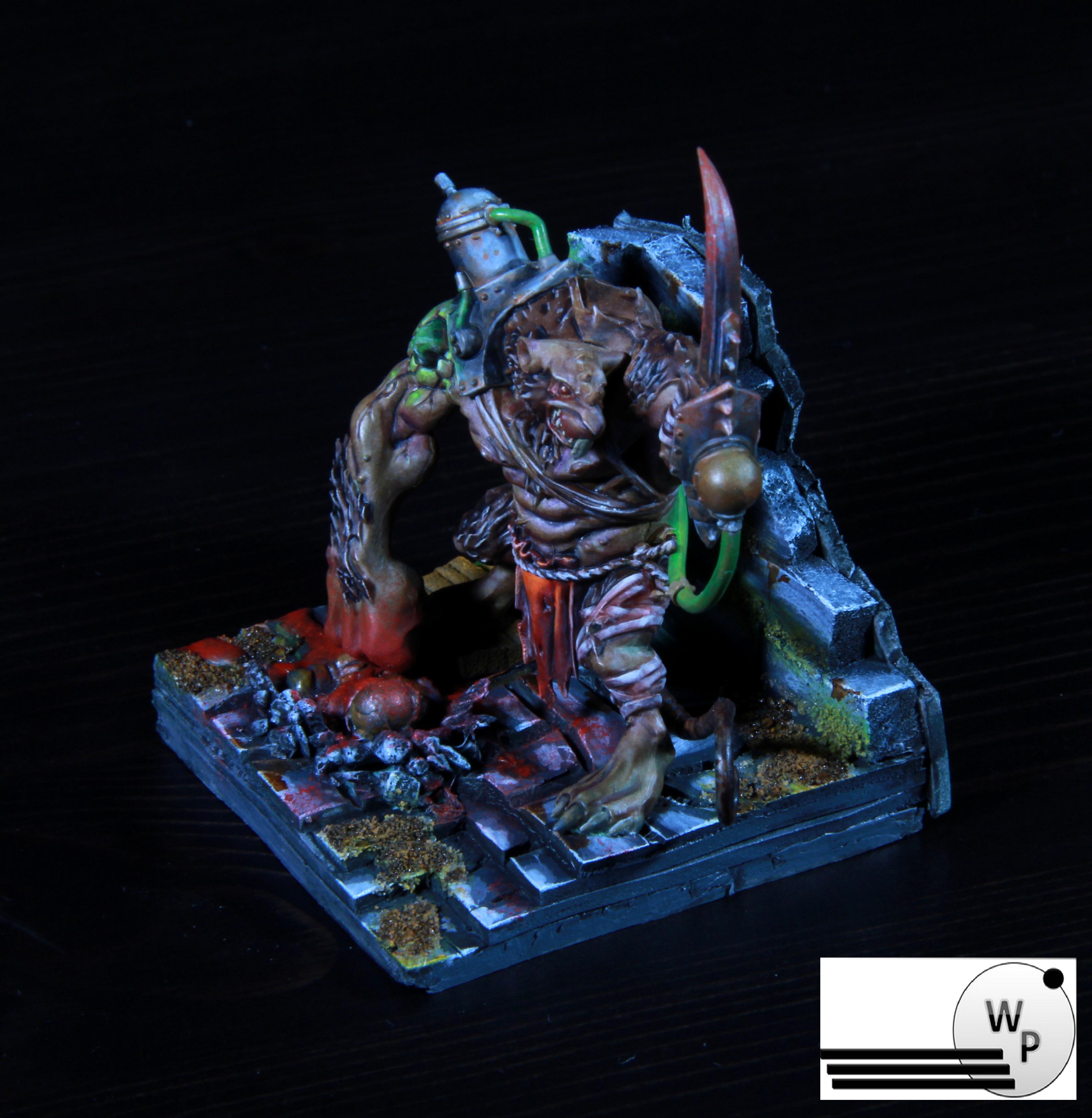 Eavy, Golden Tom, Metal, Ogres, Paintjob, Rat, Skaven, Warhammer 40,000, Warhammer Fantasy