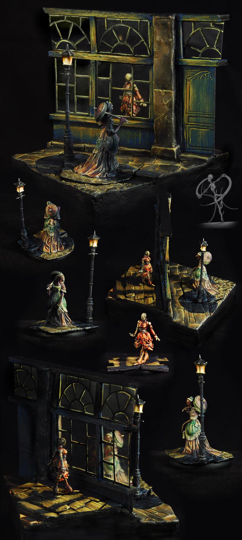 Awarded, Conversion, Diorama, Horrors, Malifaux, Monster, Neverborn, Object Source Lighting, Scene, Victorian, Wyrd