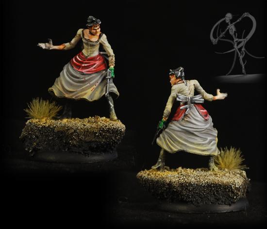 Gunslinger, Malifaux, Non-Metallic Metal, Tara, Undead, Western, Wierd West, Wyrd