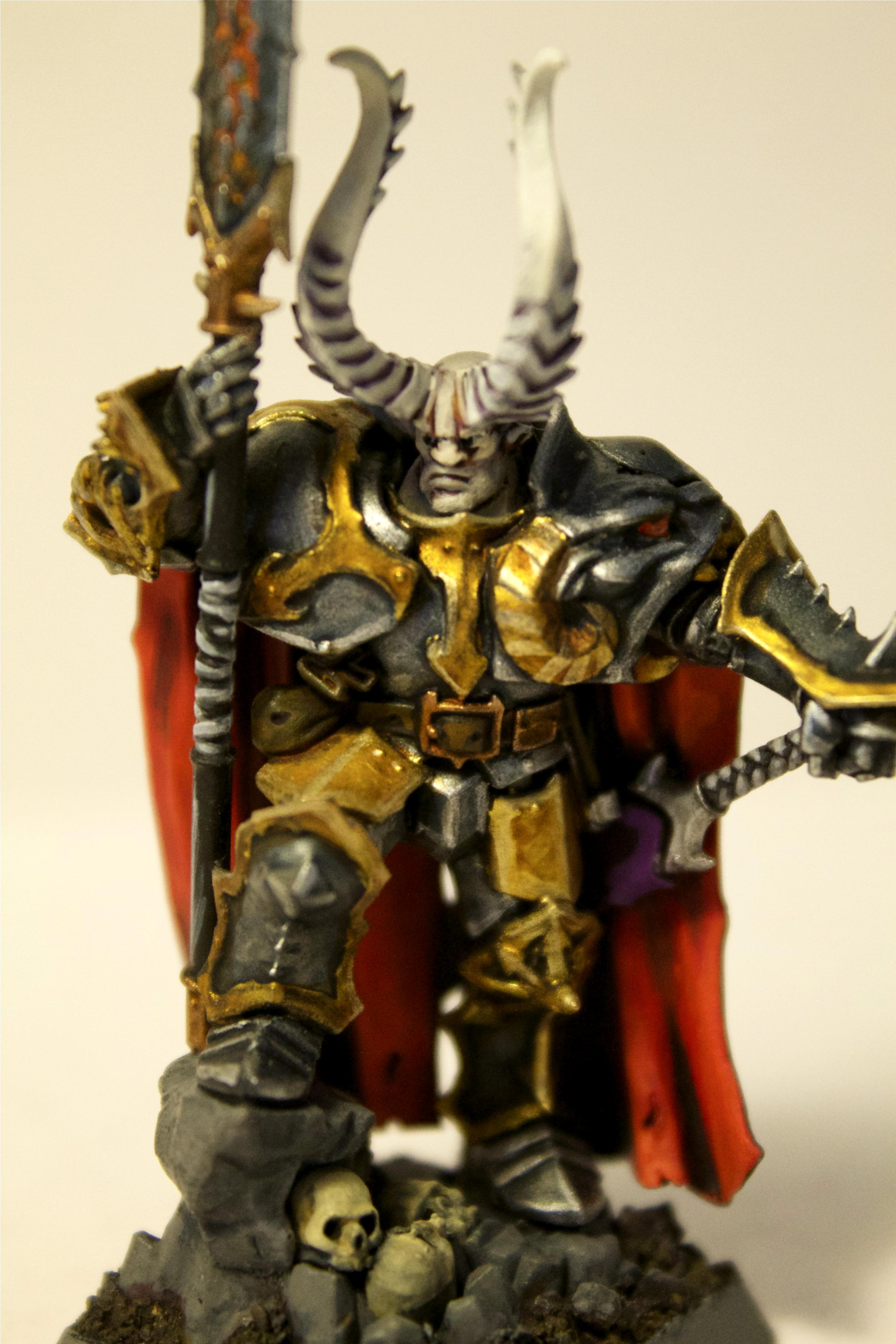 Armor, Base, Cape, Chaos, Chaos Lord, Daemons, Hero, Horns, Lord, Warhammer Fantasy, Warriors Of Chaos