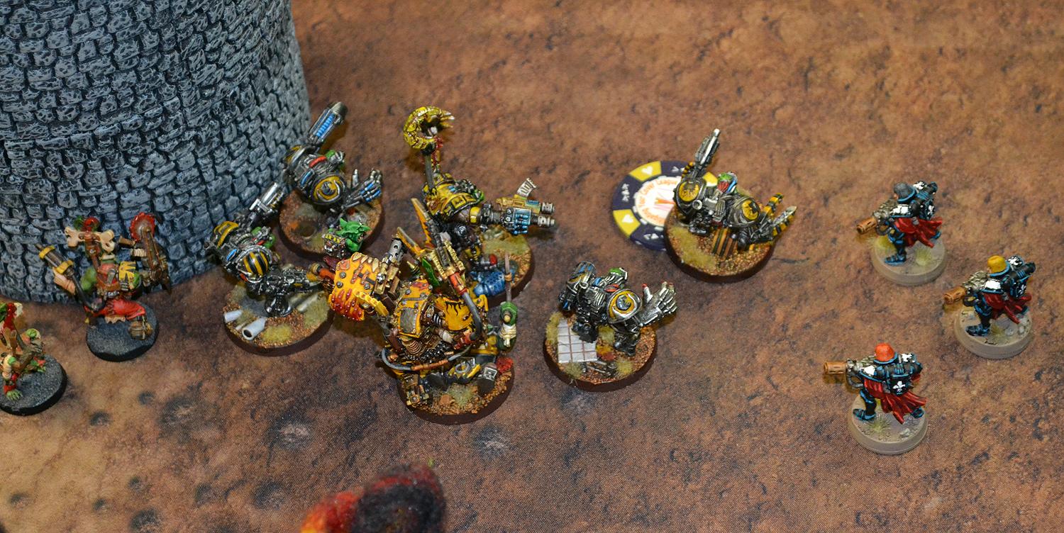 11 Orks T2 meganobz take out sisters