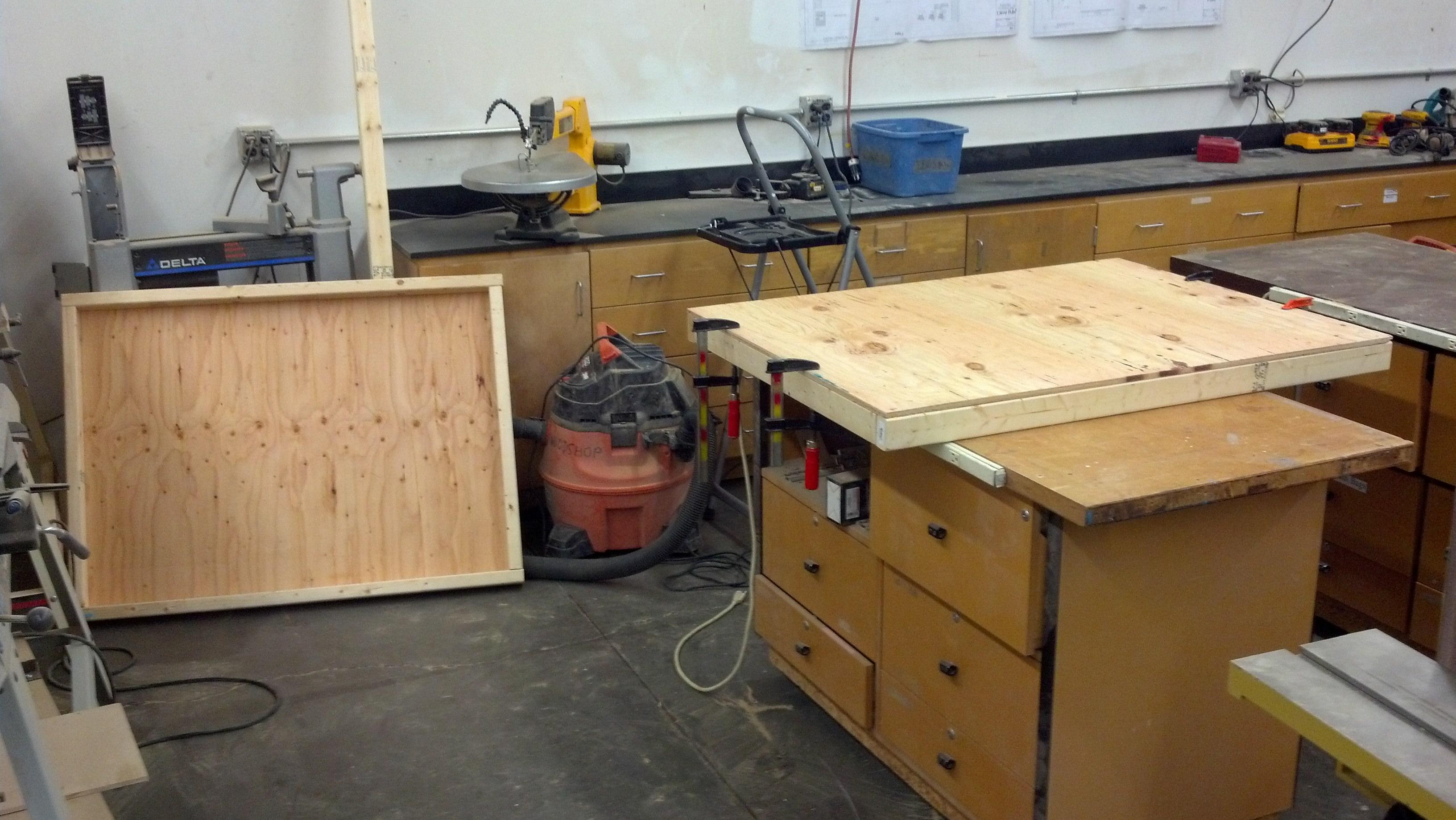 Game Table, Work In Progress