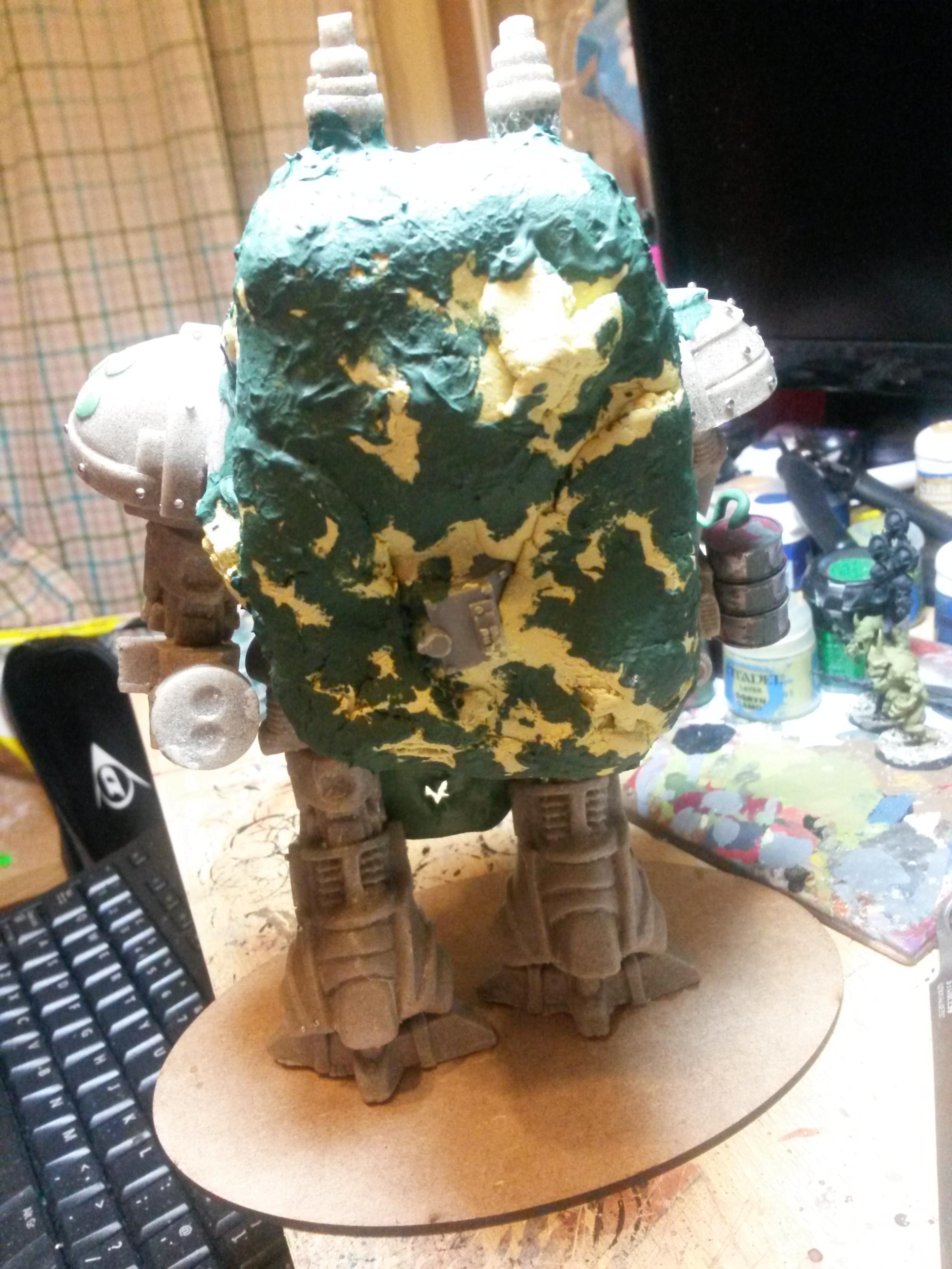 Alternative Knight, Chaos Knight, Conversion, Crowfoot2007, Heresy, Imperial Knight, Mk2 Battle Automaton, Nurgle, Warhammer 40,000, Warzone