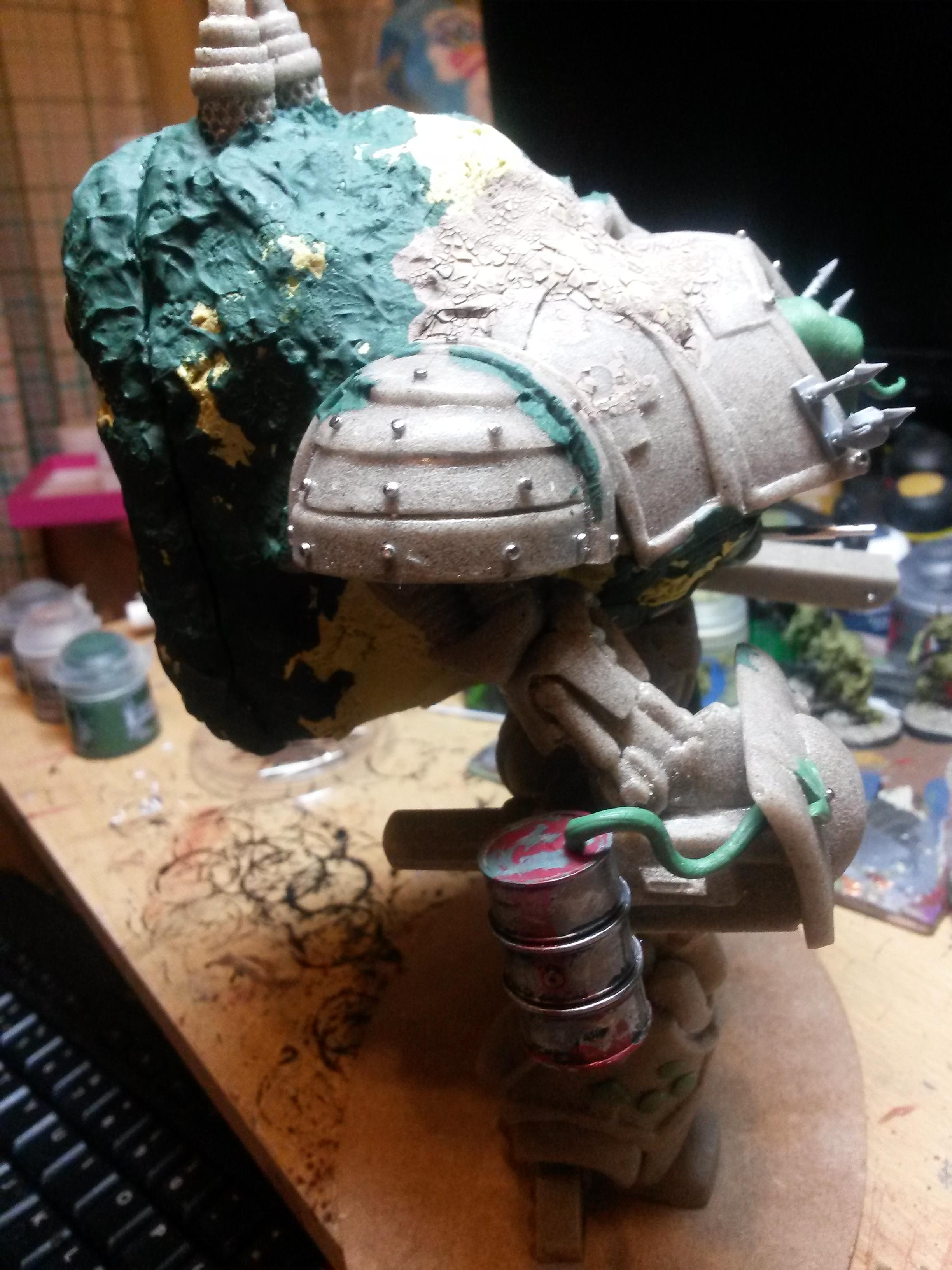 Alternative Knight, Chaos Knight, Conversion, Crowfoot2007, Heresy, Imperial Knight, Mk2 Battle Automaton, Nurgle, Warhammer 40,000, Warzone