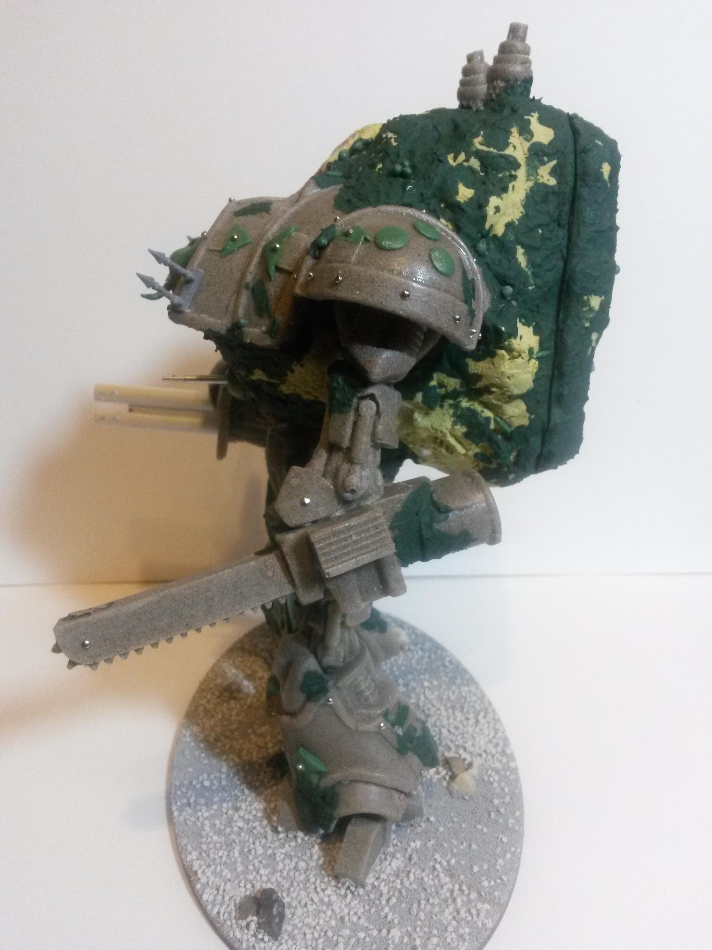 Alternative Knight, Chaos Knight, Conversion, Crowfoot2007, Heresy, Imperial Knight, Mk2 Battle Automaton, Nurgle, Warhammer 40,000, Warzone