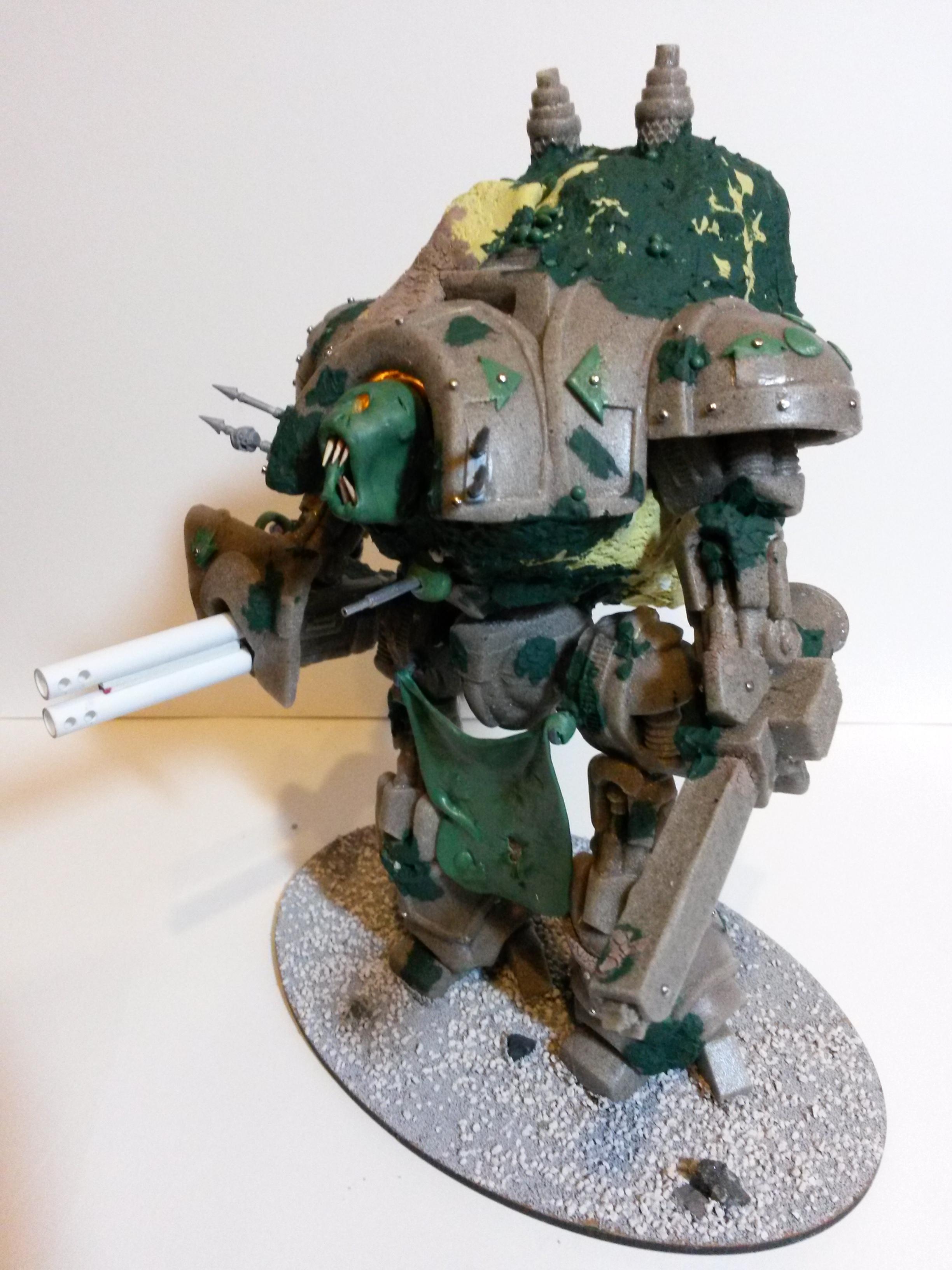 Alternative Knight, Chaos Knight, Conversion, Crowfoot2007, Heresy, Imperial Knight, Mk2 Battle Automaton, Nurgle, Warhammer 40,000, Warzone