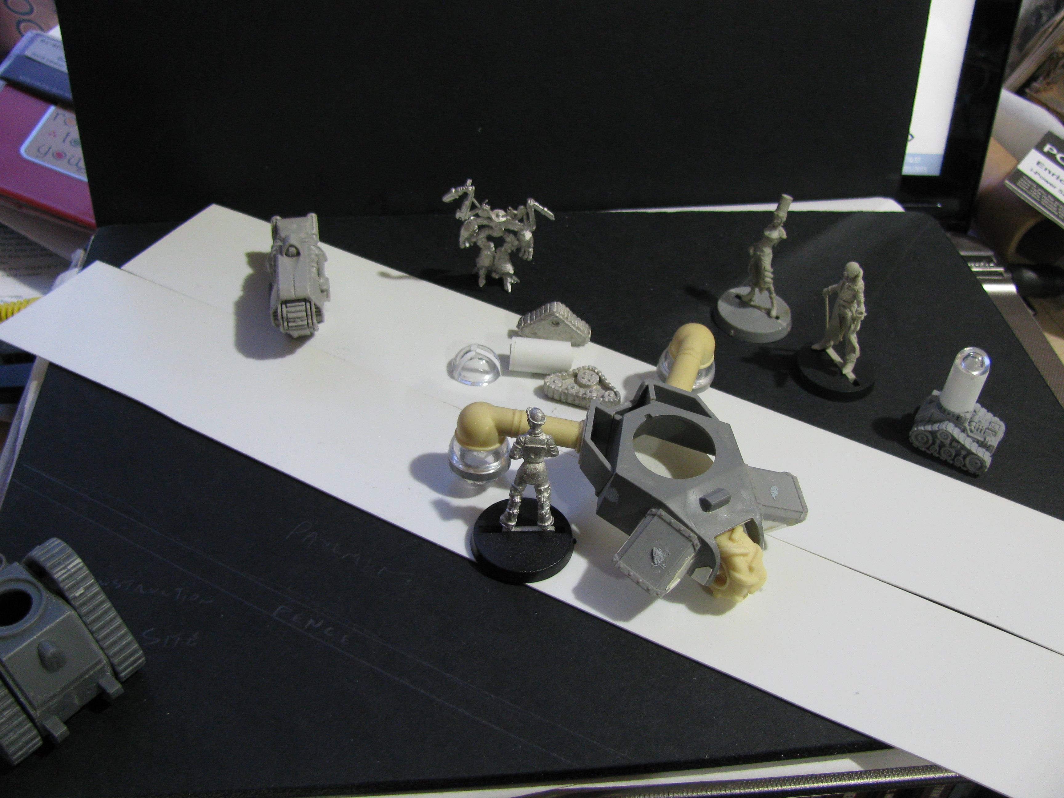 Accident, Buildings, Conversion, Crash, Diorama, Mek-town, Road, Robots, Steam-punk, Steampunk