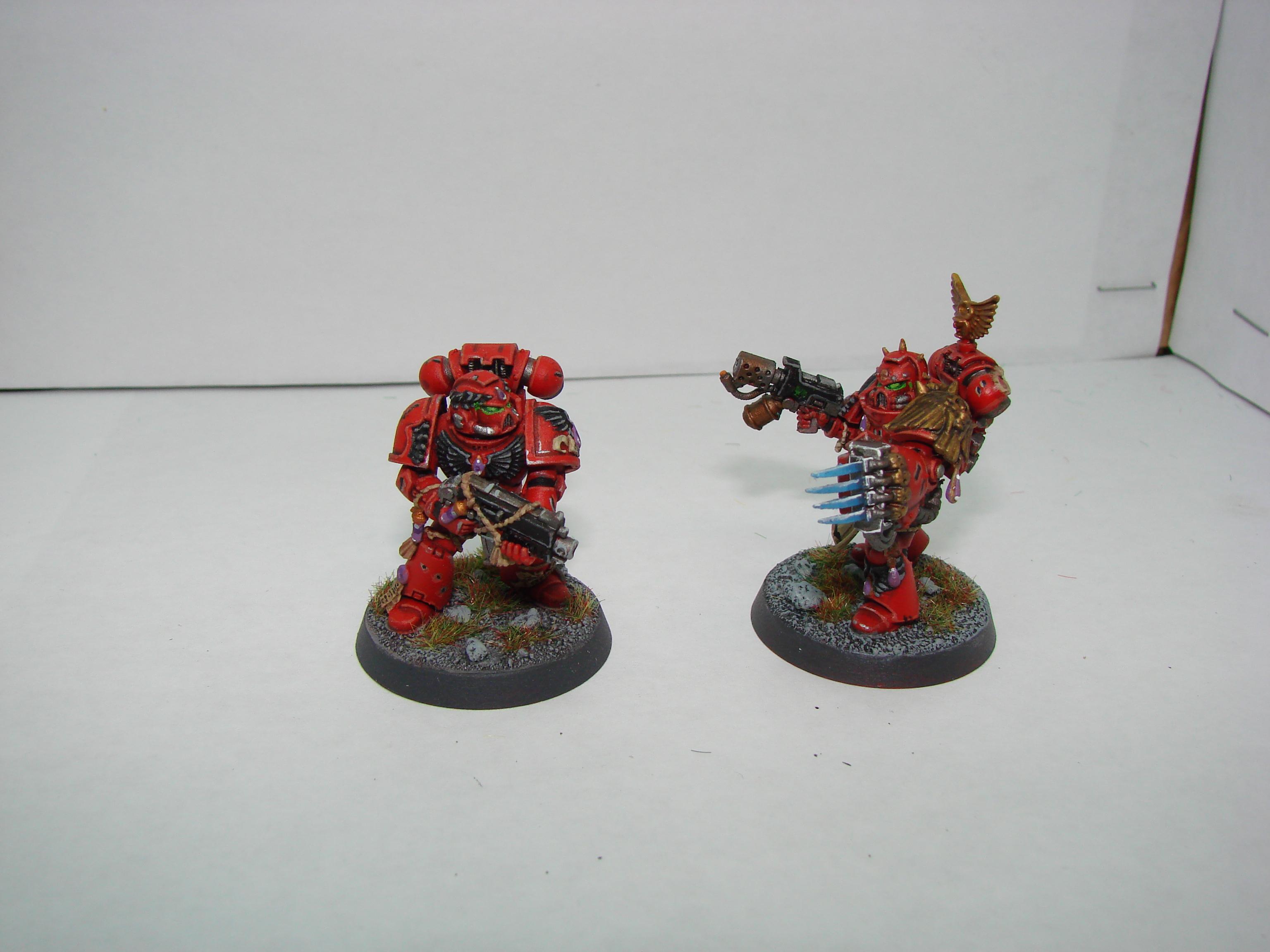 Tac Marine and Claw Sarge with Hand-flamer