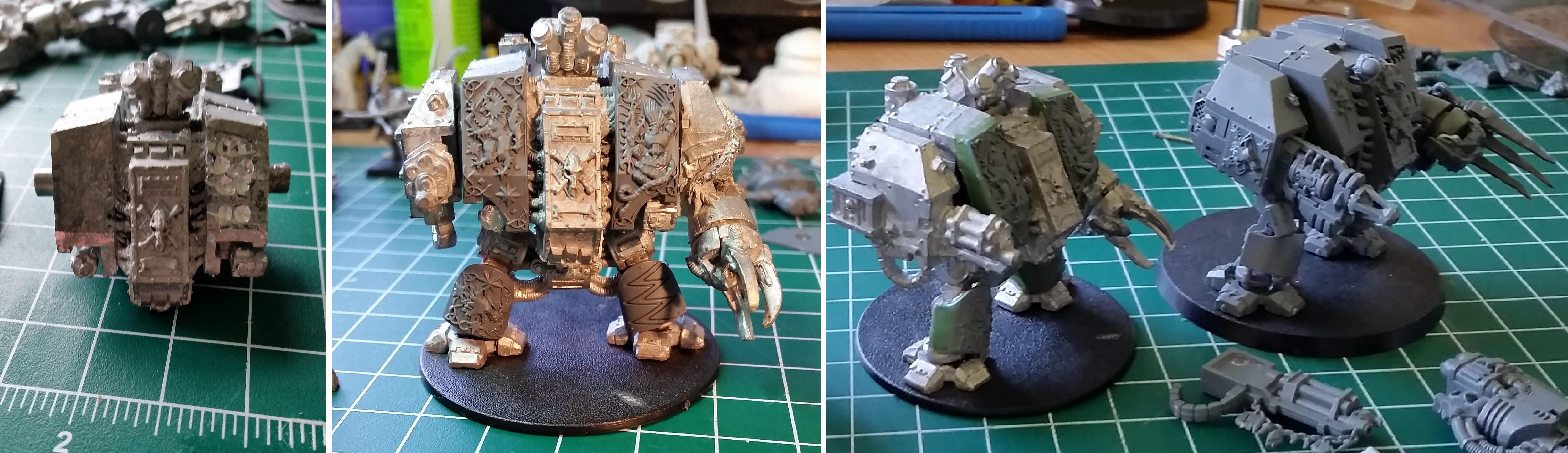 Bjorn, Conversion, Dreadnought, Space Marines, Space Wolves