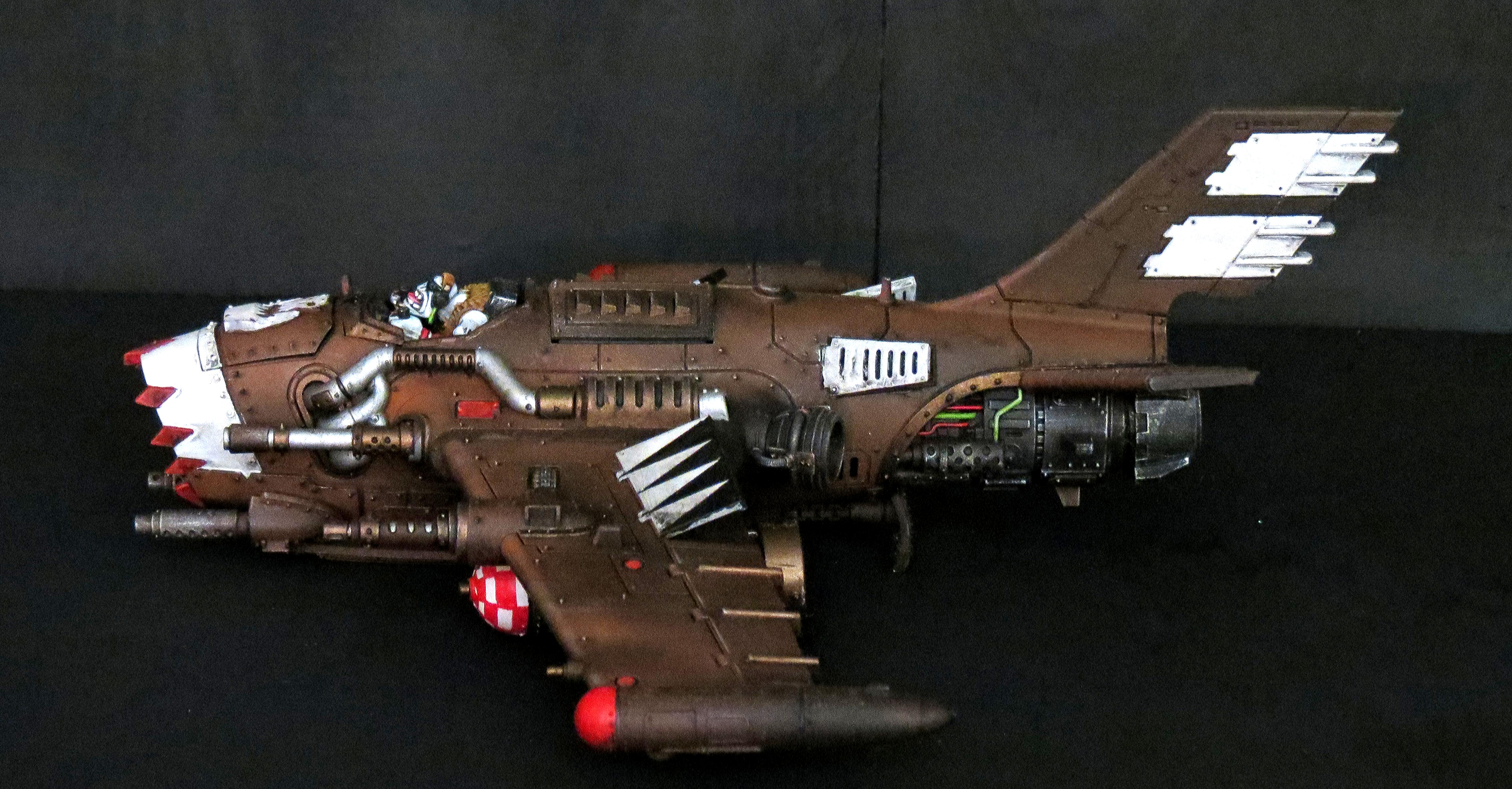 Albino Ork, Brown, Dakka Jet, Orks, Solar_lion, Warhammer 40,000