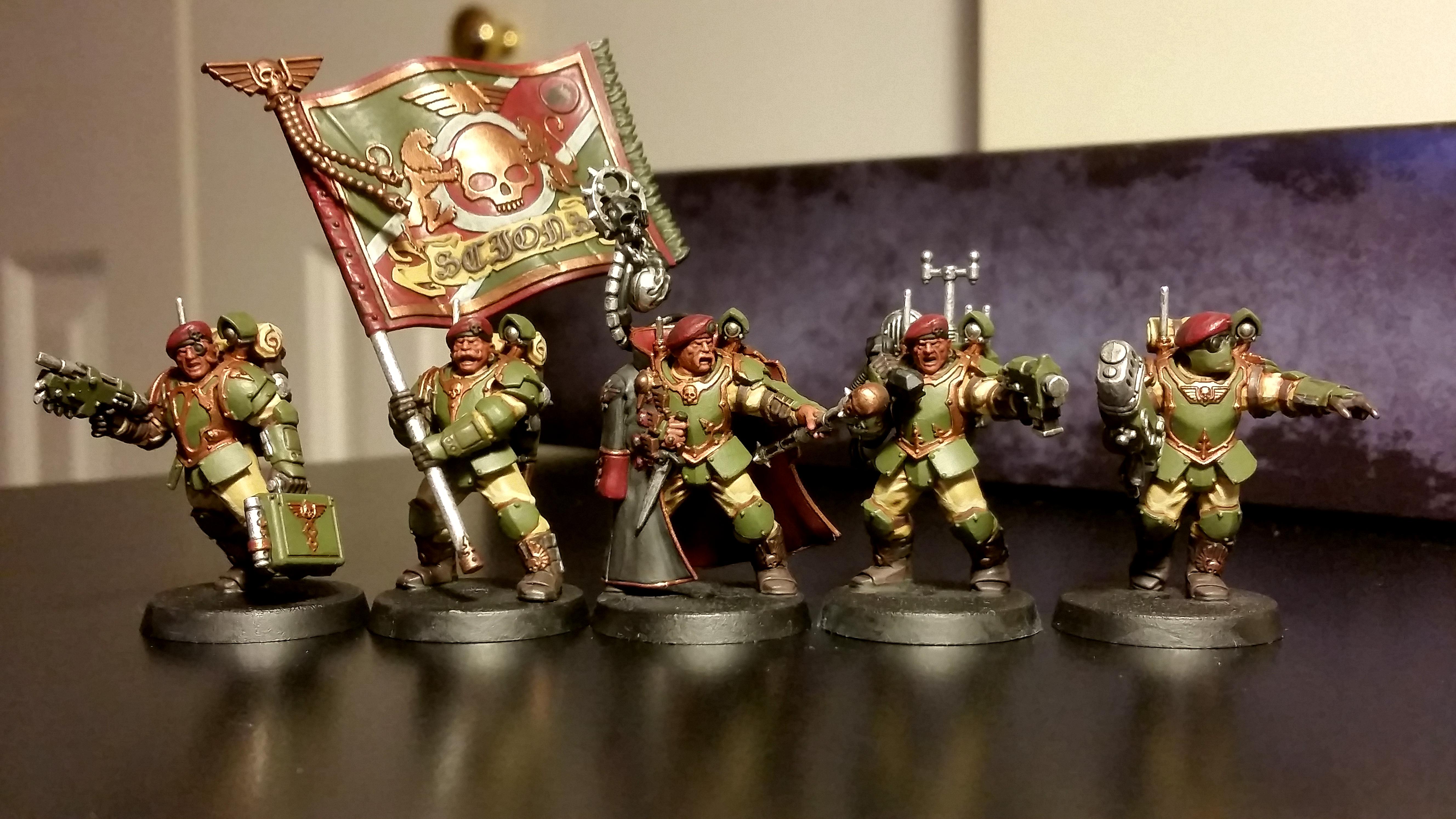 Astra Militarum, Imperial Guard, Kasrkin, Militarum Tempestus, Scions