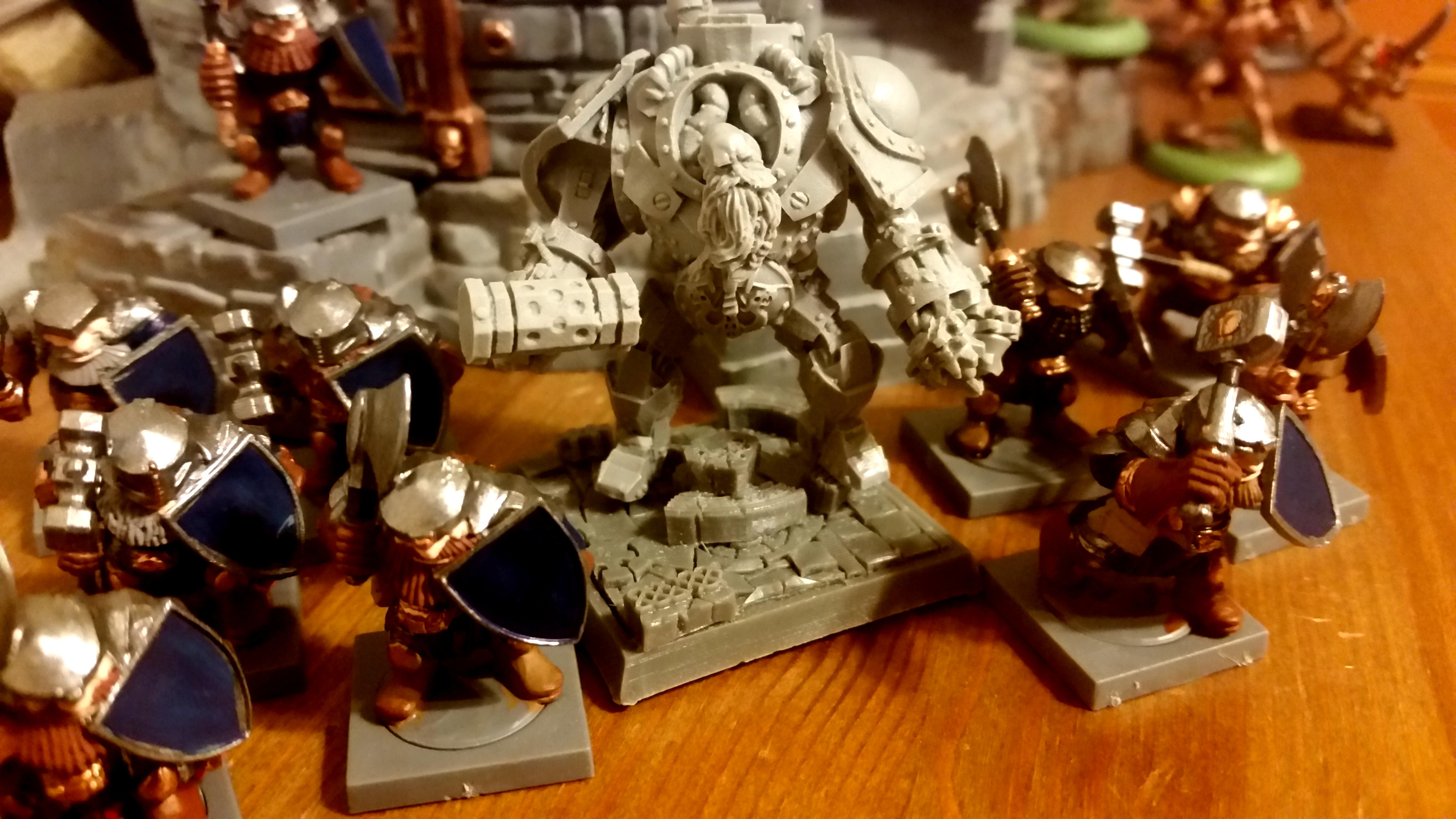 Dwarves, Mantic, Metal Beards, Titan Forge