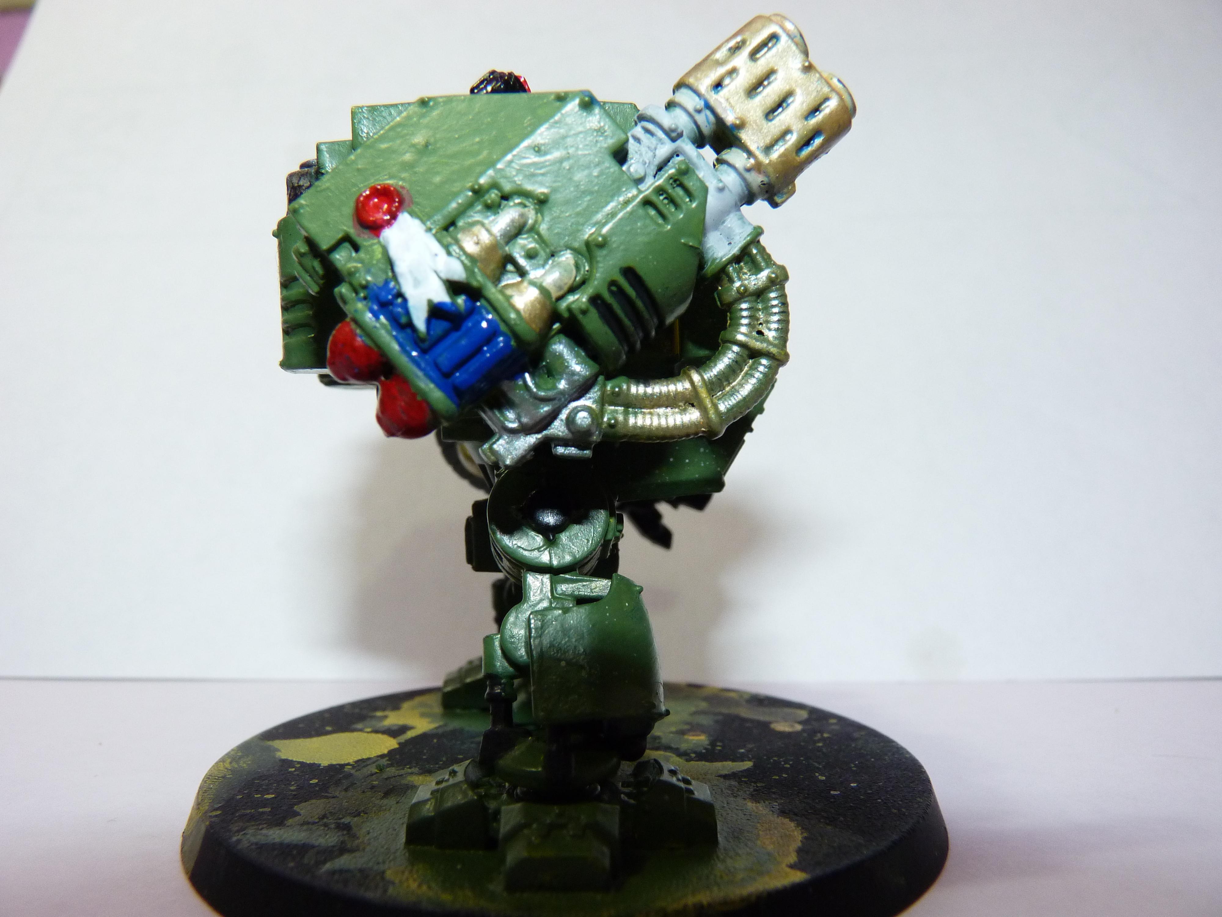 First Try, Models, Poorly Done, Salamanders, Space Marines, Tactical Squad, Thin Your Paints