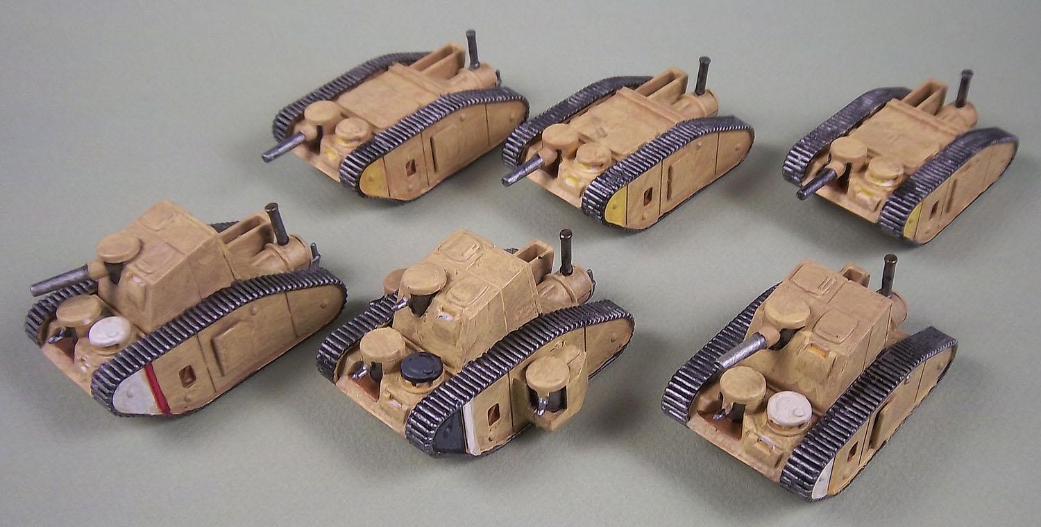 Tank, Mk II Tanks, Mk IIc, and Mk IIImg tank