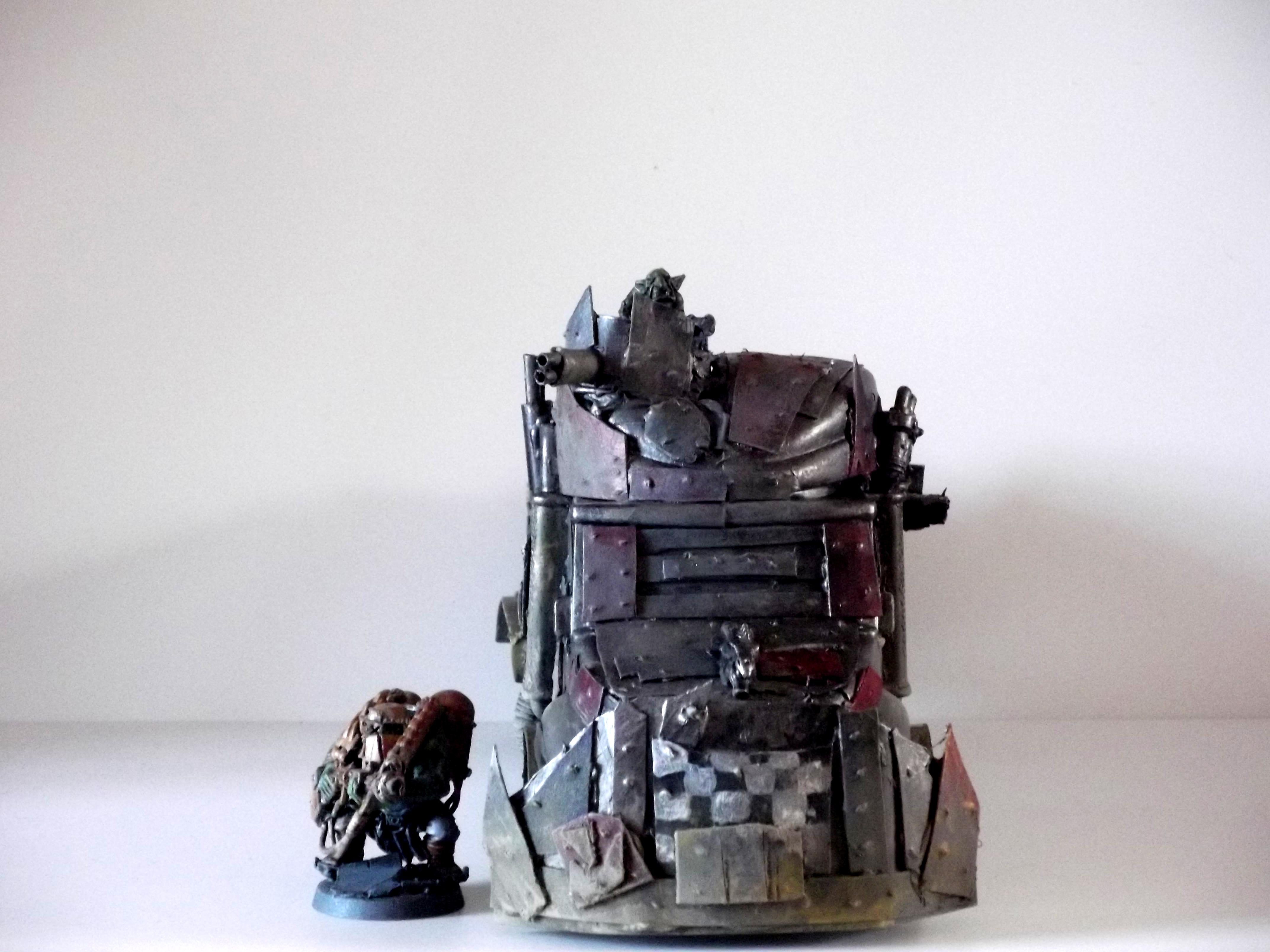 Battlewagon, Conversion, Looted, Orks, Scracth Built, Wagon, Warhammer 40,000, Warhammer Fantasy