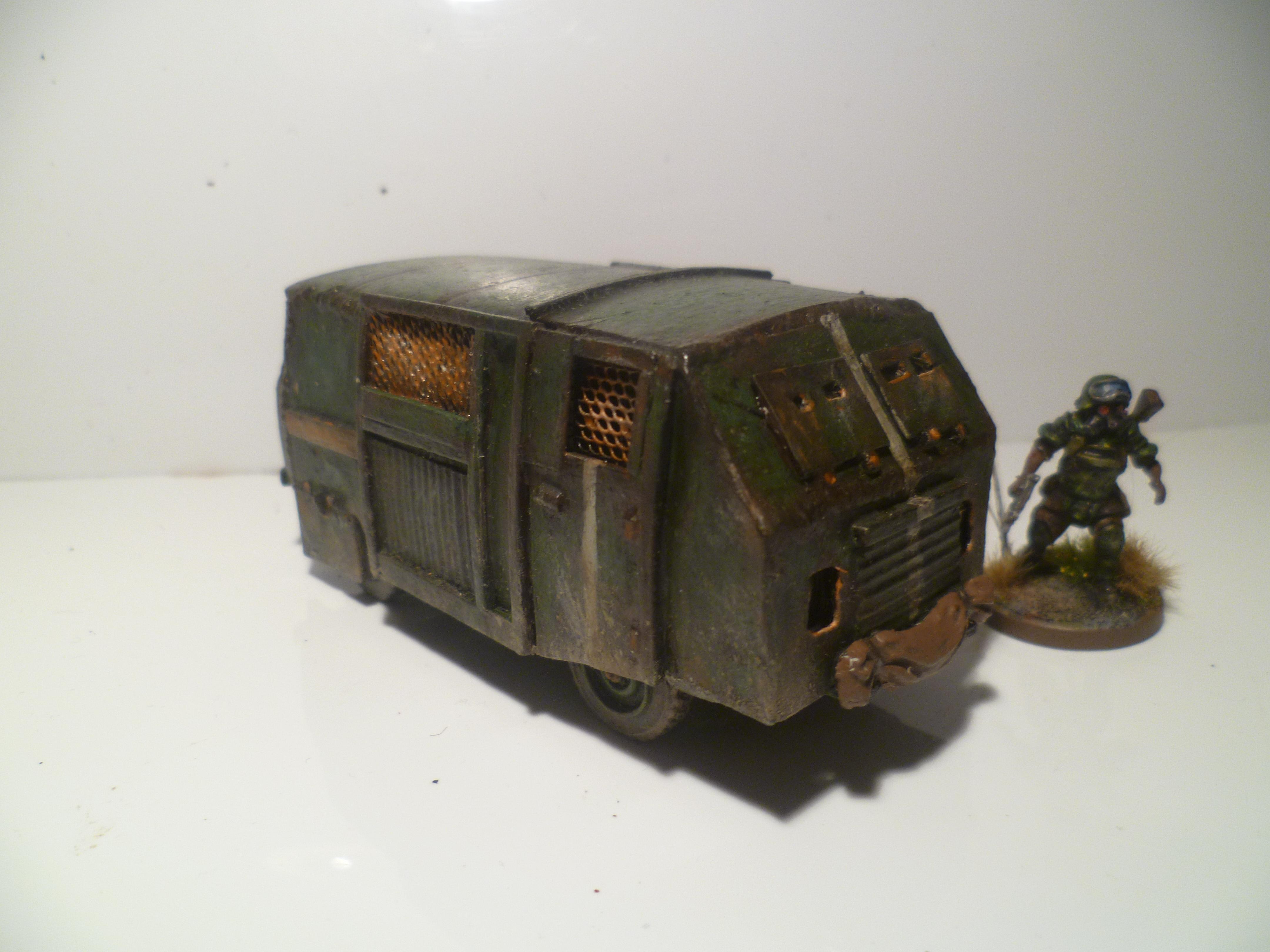 28mm, Apocalyptic, Civilian, Eastern European, Modern, Post, Russians, Truck, Ukrainian, Van