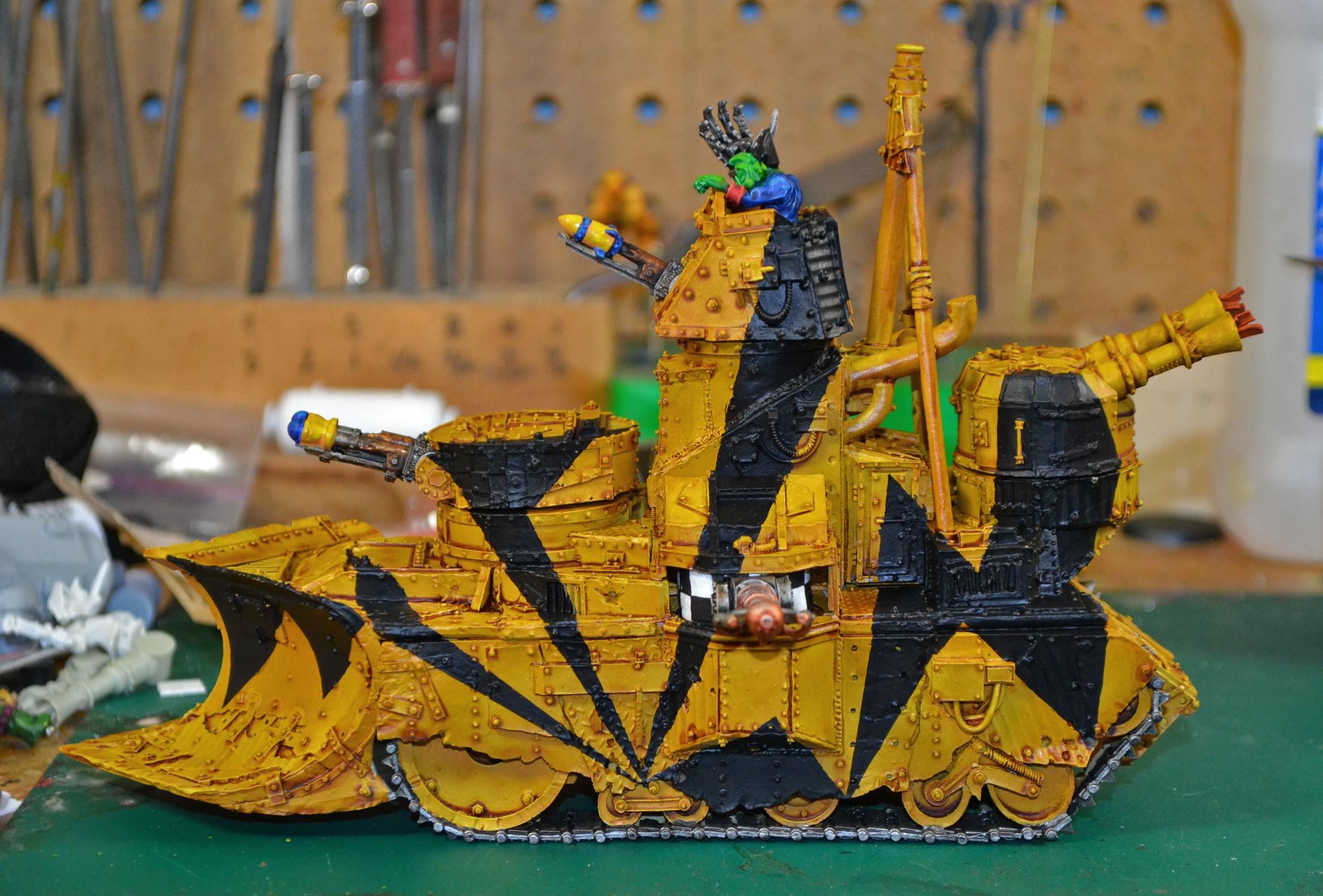Bad Moons, Forge World, Grot Mega Tank, Orks, Warhammer 40,000, Work In Progress
