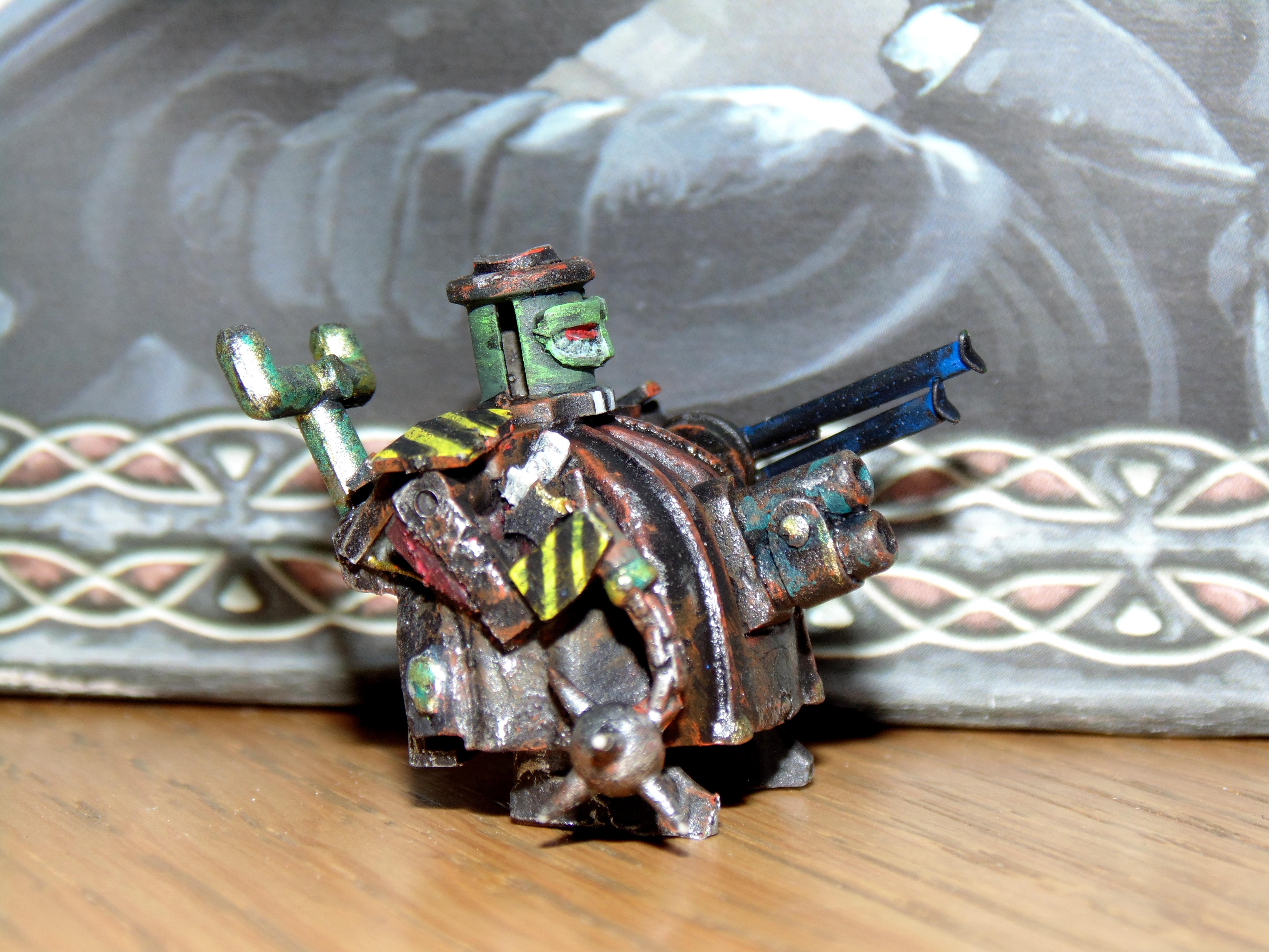 6mm, Army, Conversion, Epic, Gargant, Green, Mob, Nob, Oldhammer, Orks, Scratch, Scratch Build, Stampfa, Stompa, Superstompa, Waaagh, Warhammer 40,000