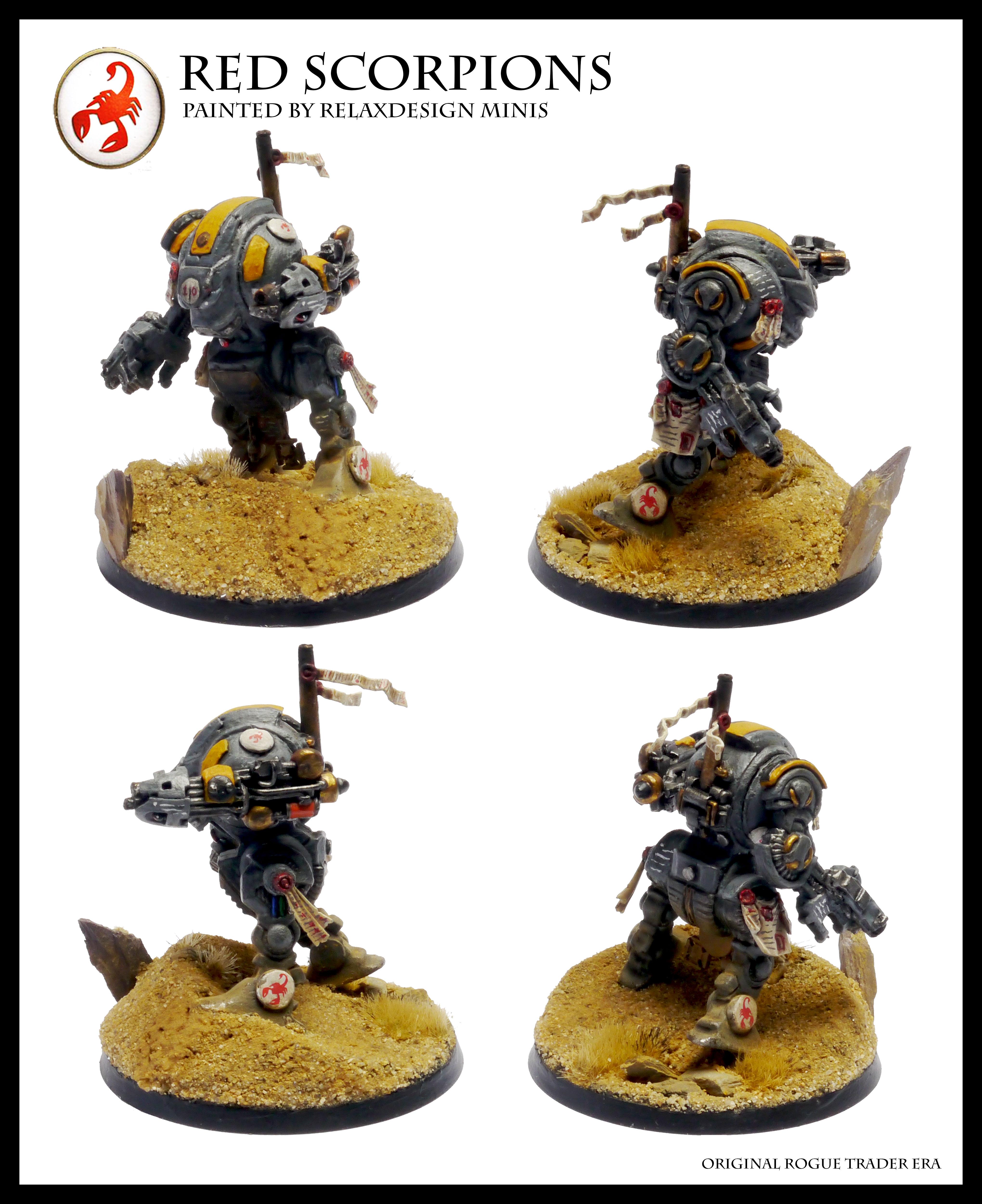 Deredeo, Dreadnought, Eddie, Forge World, Games Workshop, Red Scorpions, Rogue Trader, Warhammer 40,000, Warhammer Fantasy