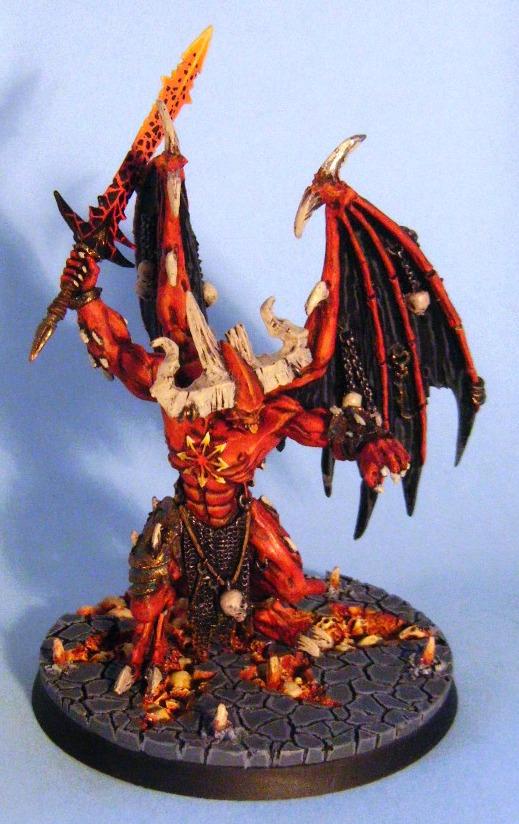 Chaos, D&atilde;&copy;mon, Daemons, Khorne, Red, Sword