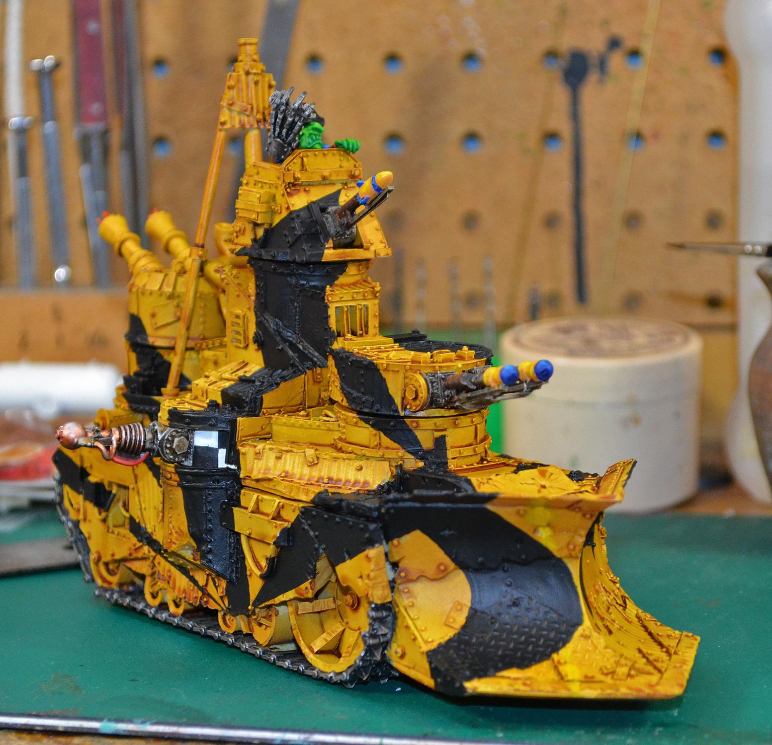 Bad Moons, Forge World, Grot Mega Tank, Orks, Warhammer 40,000, Work In Progress
