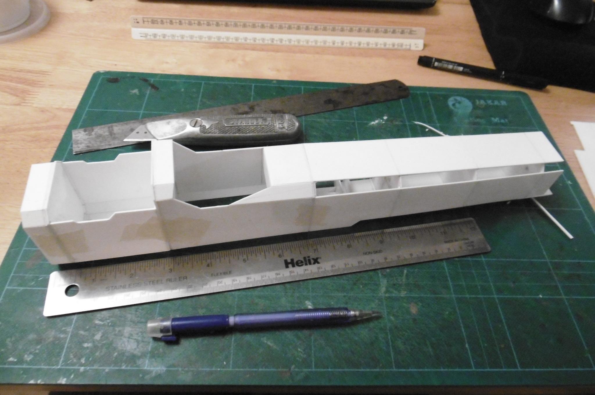 Marauder Bomber, Plasticard, Scratch Build, Work In Progress