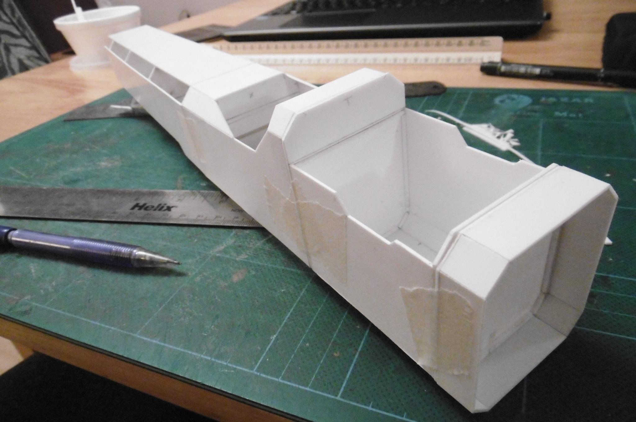 Marauder Bomber, Plasticard, Scratch Build, Work In Progress