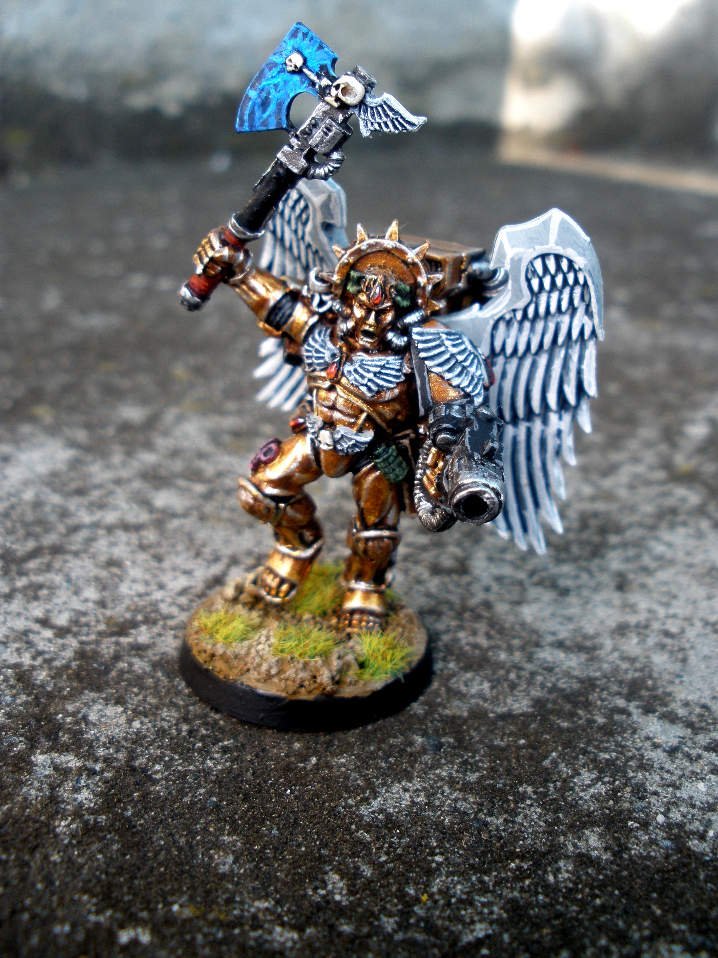 Axe Mortalis, Blood Angels, Dante, Infernus Pistol, Space Marines, Winged Jump Pack