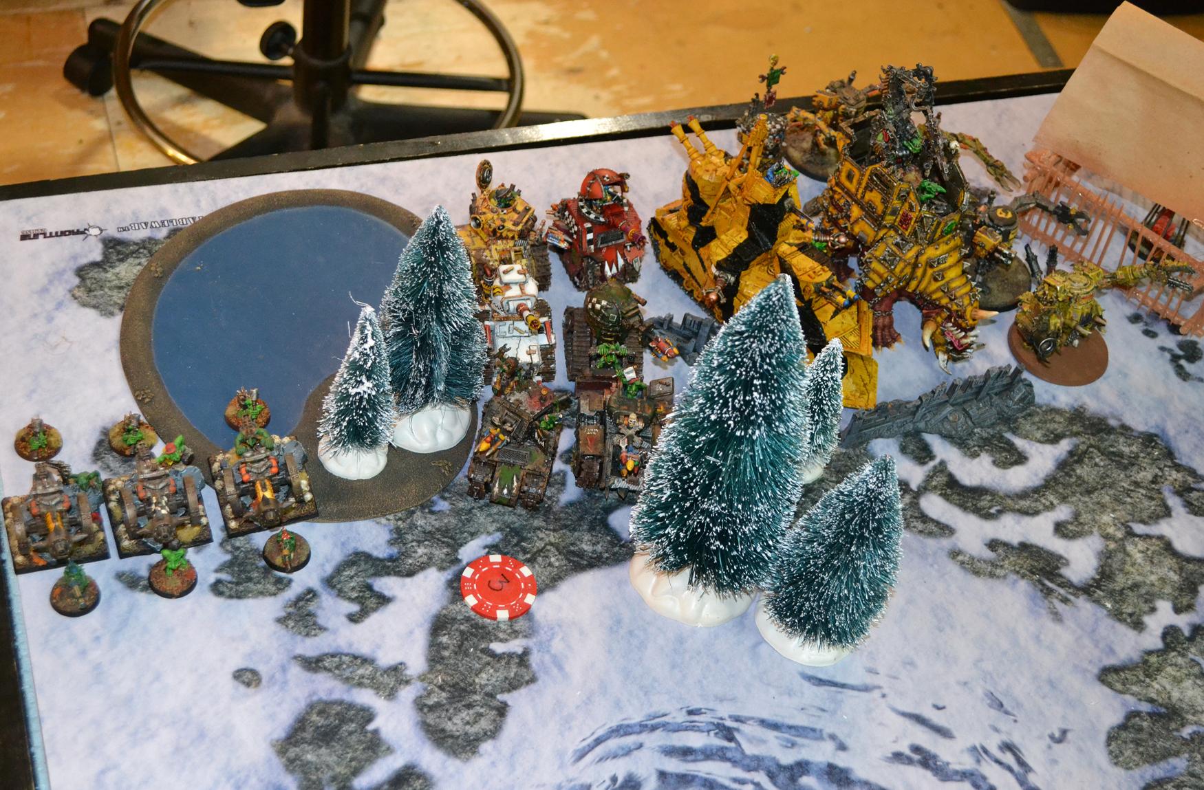 7th Edition, Battle Report, Orks, Tyranids, Warhammer 40,000