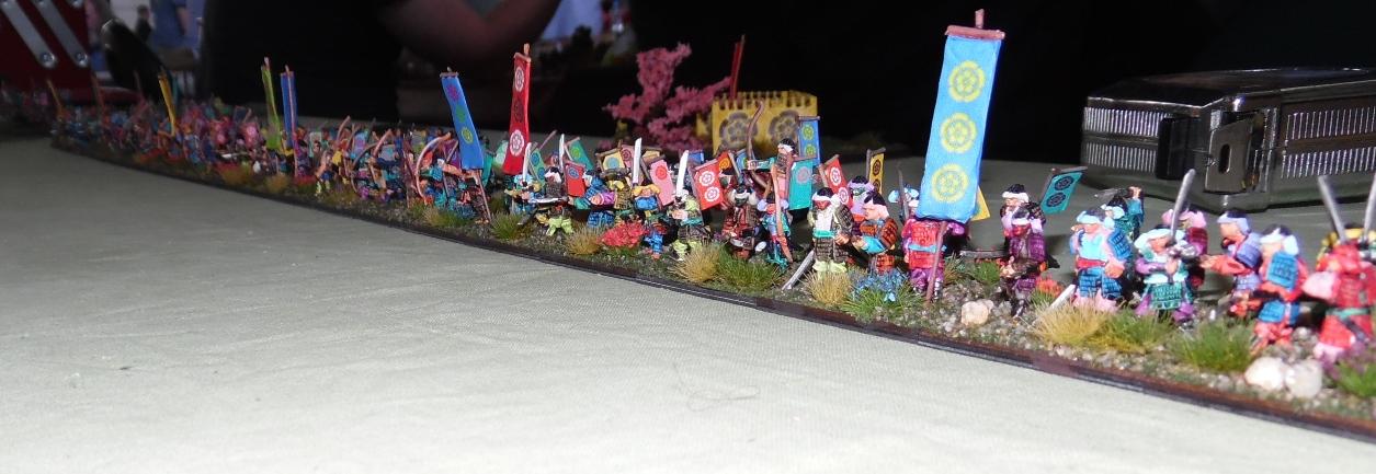 Japanese march out of camp