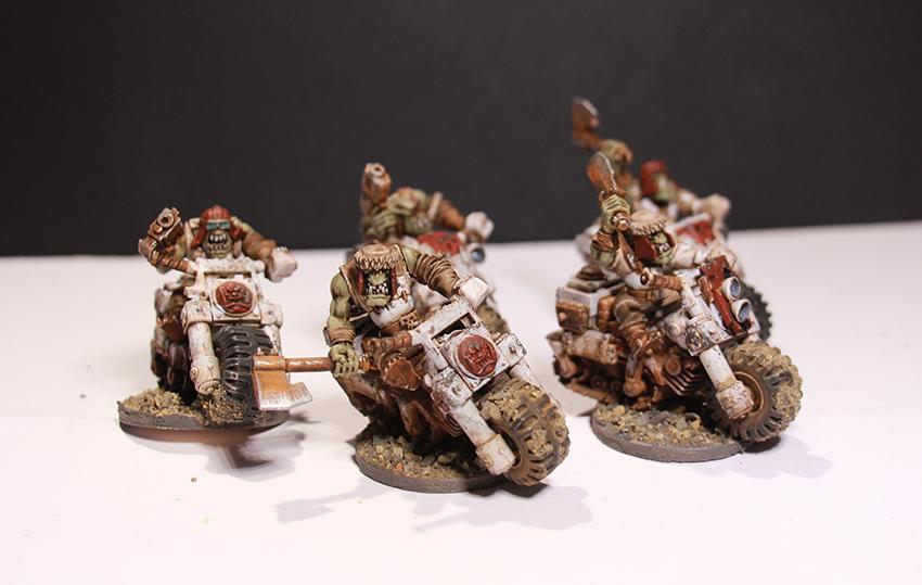Bike, Orks, Soviet, White
