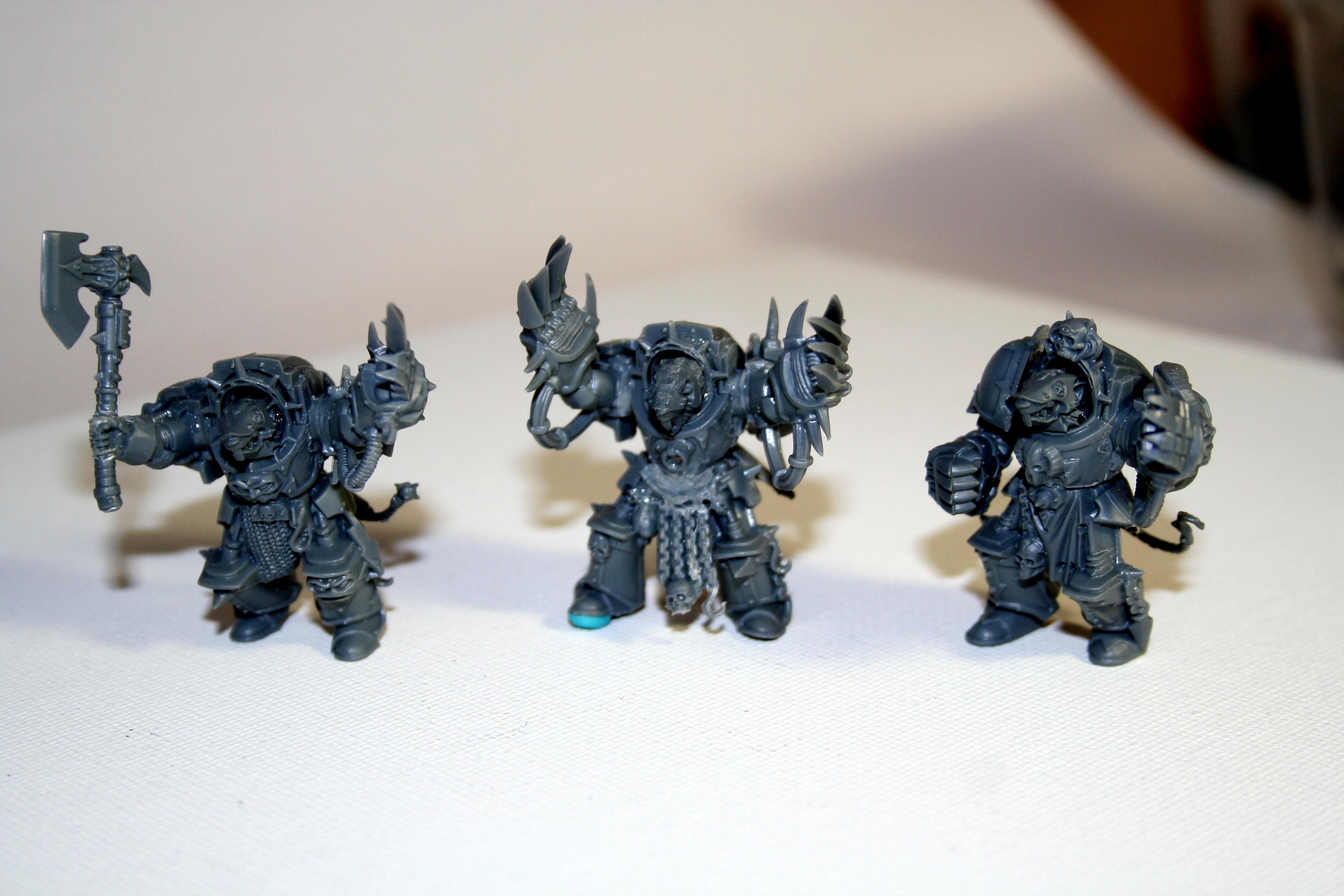 Chaos Space Marines, Ghost Eyes, Skaven, Terminator Armor