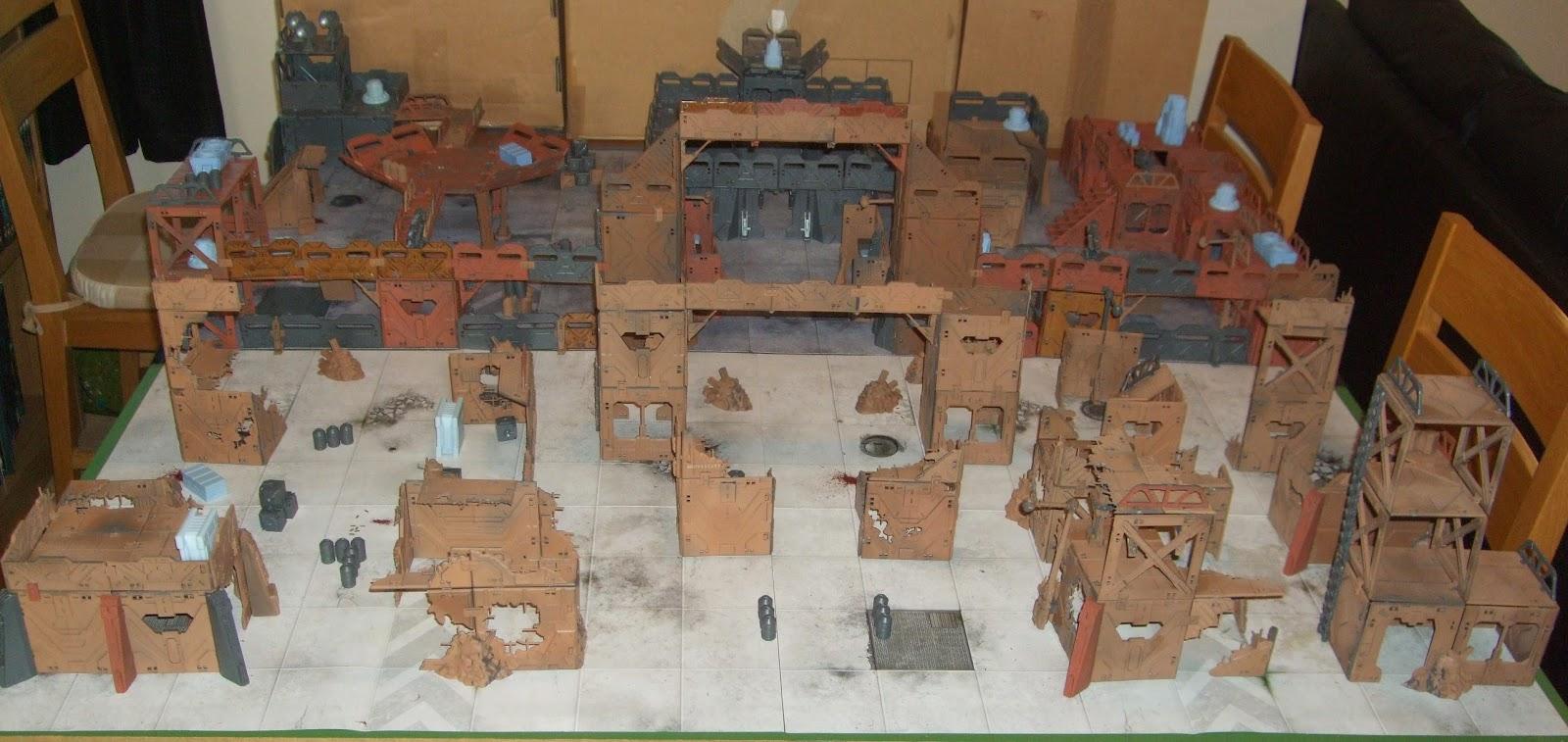 Battlezones, Deadzone, Fortress, Game Table, Mantic Checkpoint, Terrain