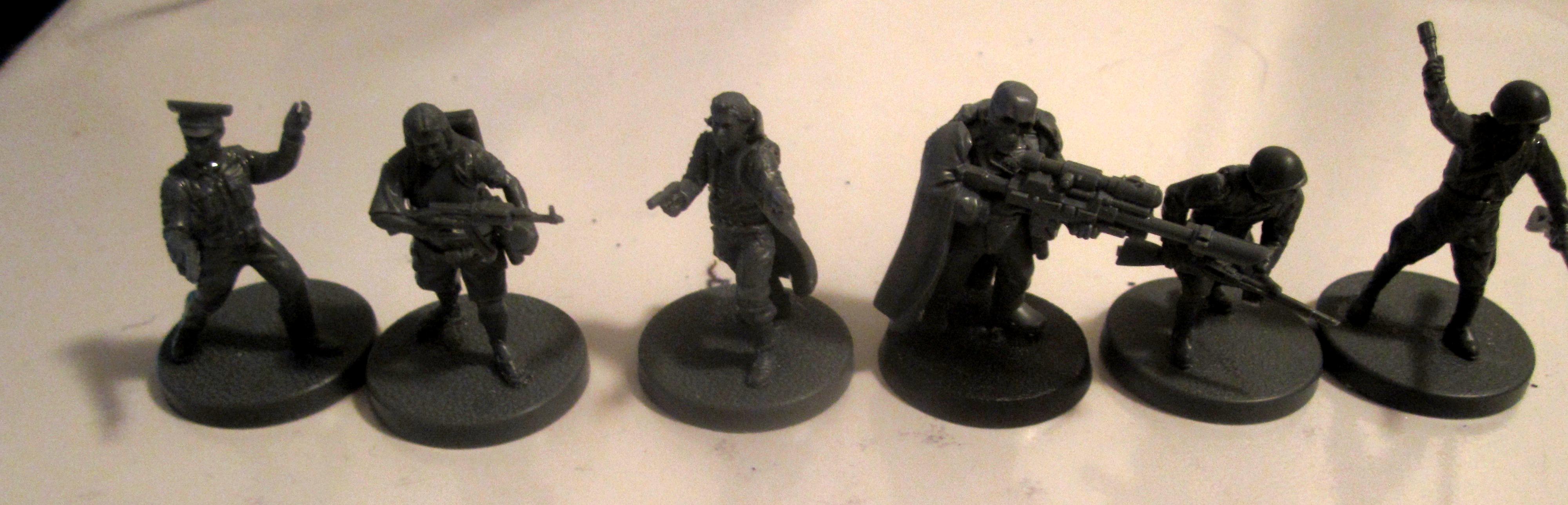 Cadians, Imperial Guard, Red Army, Scale, Survivors, Wargames Factory