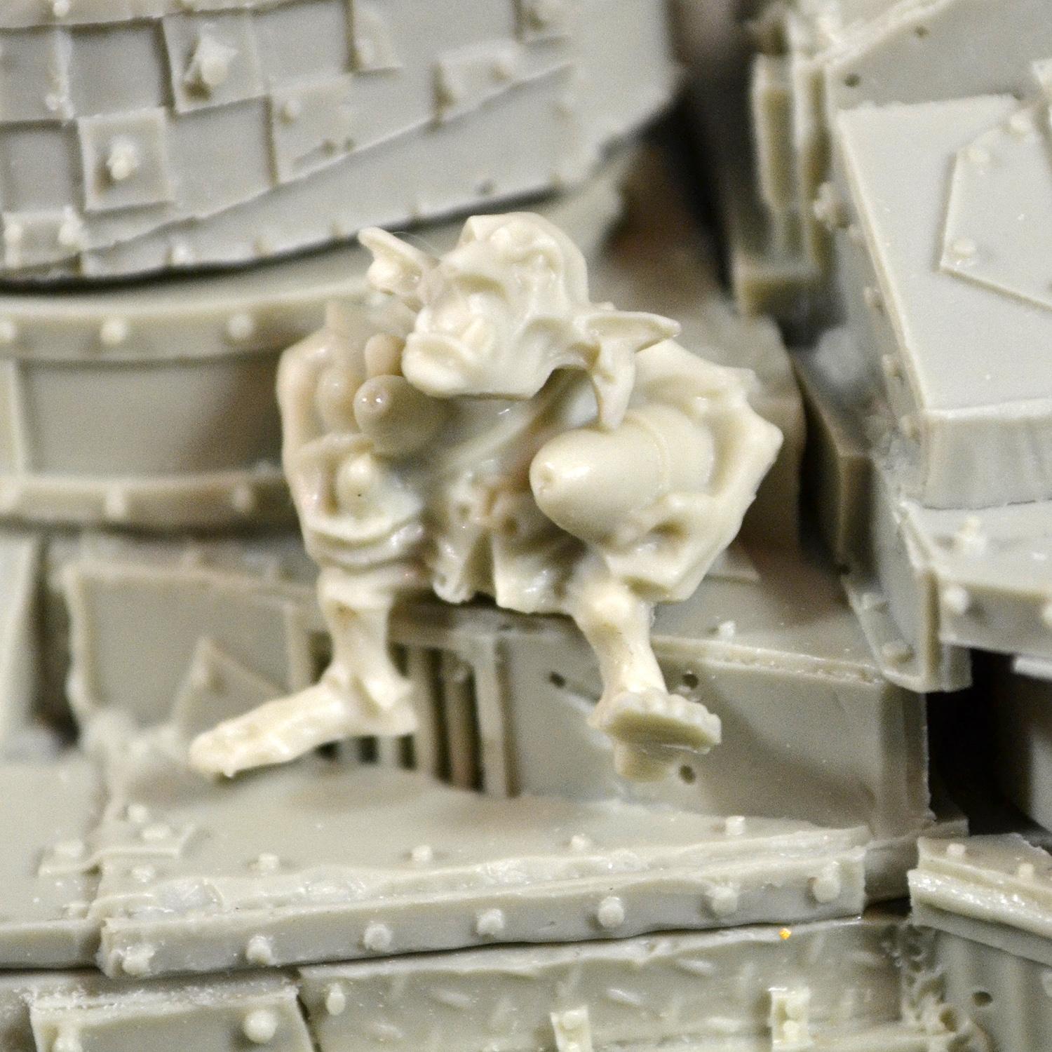 Forge World, Grot Mega Tank, Orks, Warhammer 40,000, Work In Progress
