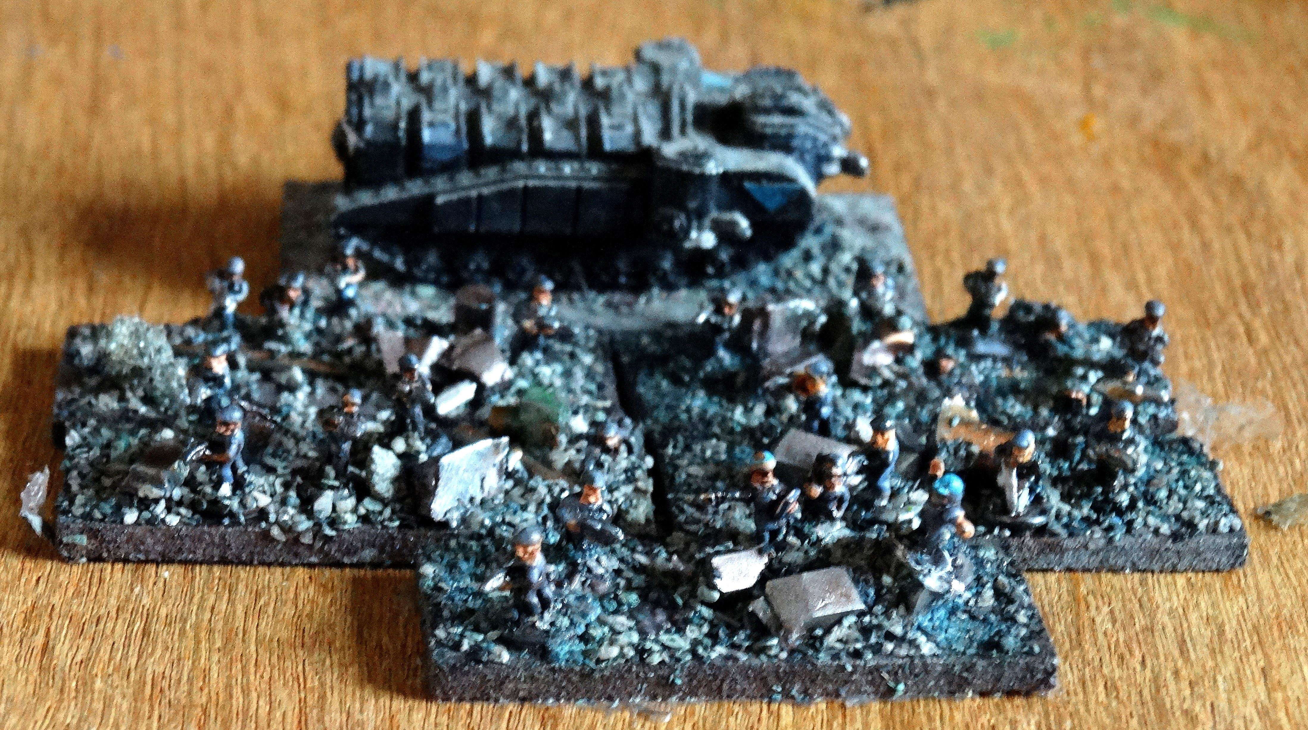 6mm, Epic, Imperium, B Platoon 3rd Company 231st Hrin Infantry