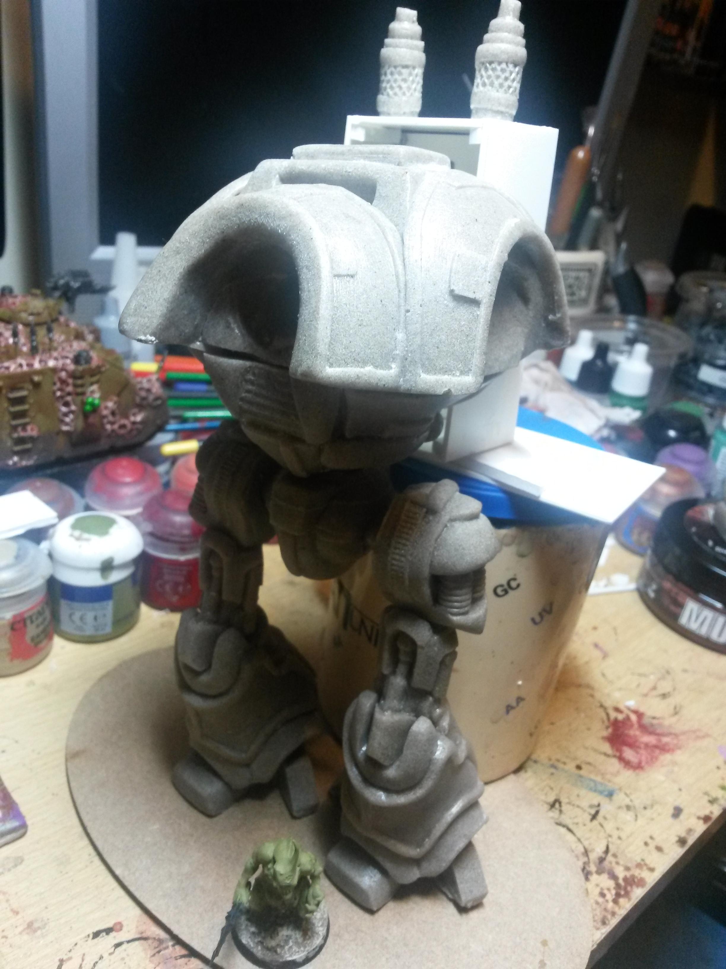 Alternative Knight, Chaos Knight, Conversion, Crowfoot2007, Heresy, Imperial Knight, Mk2 Battle Automaton, Nurgle, Warhammer 40,000, Warzone