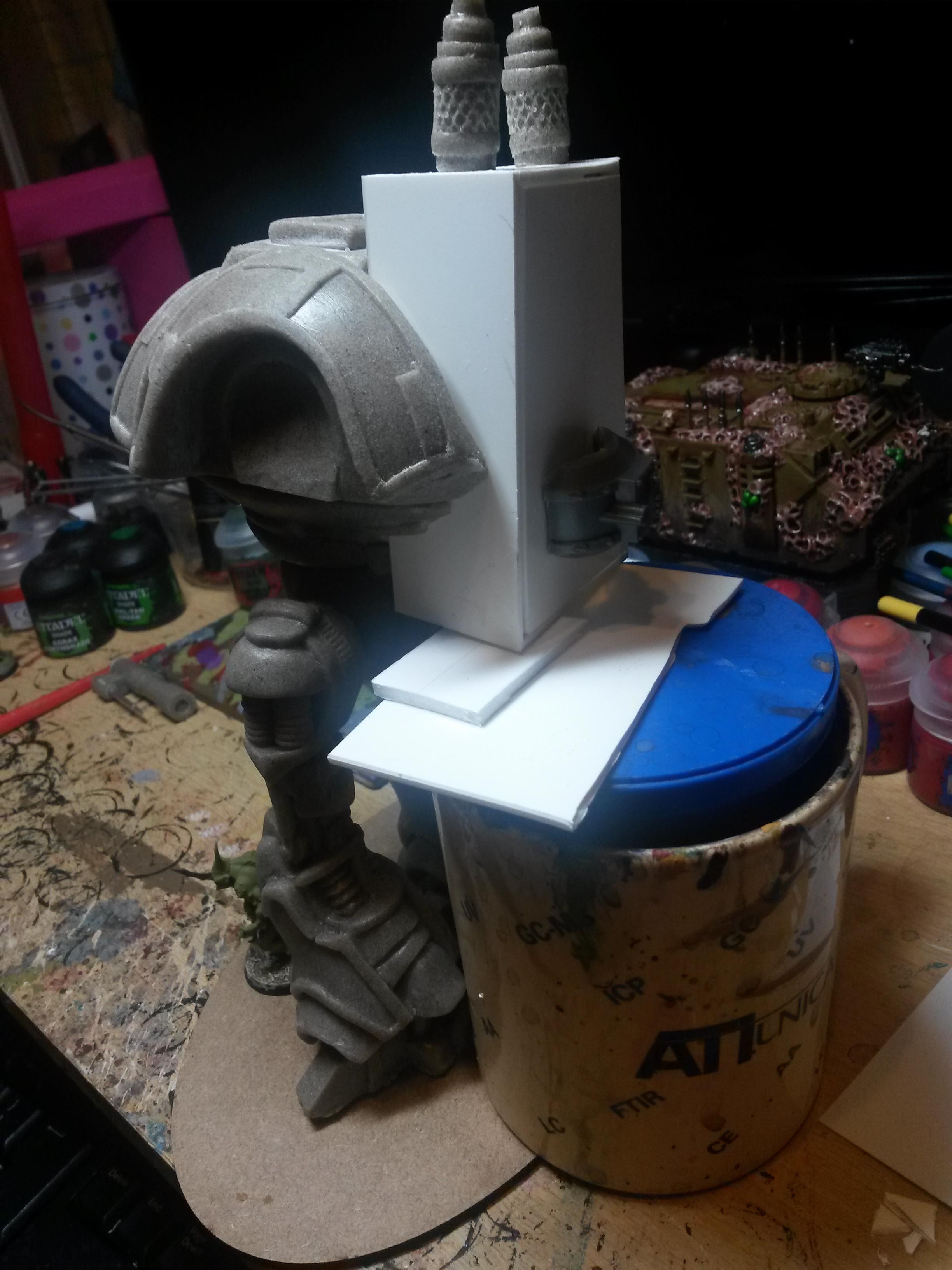 Alternative Knight, Chaos Knight, Conversion, Crowfoot2007, Heresy, Imperial Knight, Mk2 Battle Automaton, Nurgle, Warhammer 40,000, Warzone