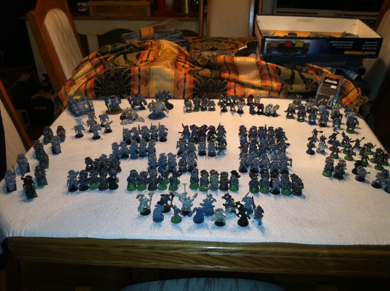 Space wolf army