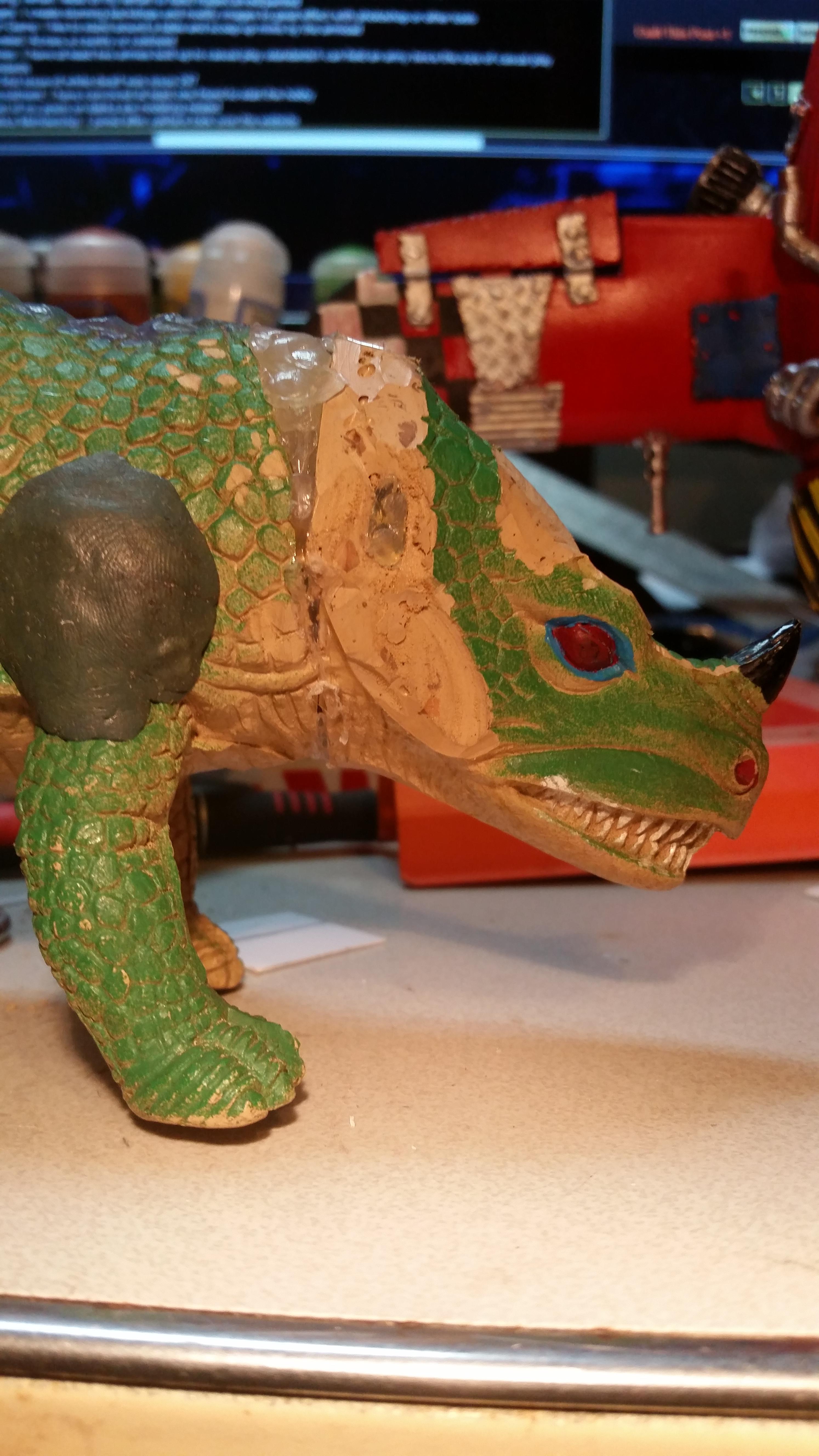 Orks, Squiggoth, Work In Progress